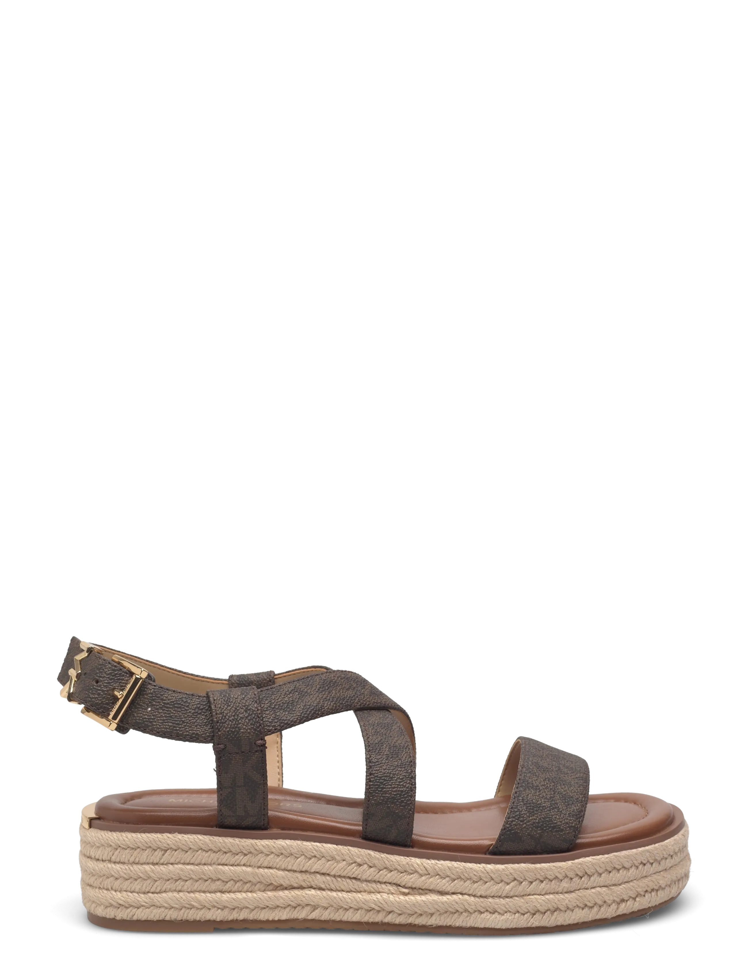 Michael Kors - WEDGE - højhælede espadrillos - brown - 1