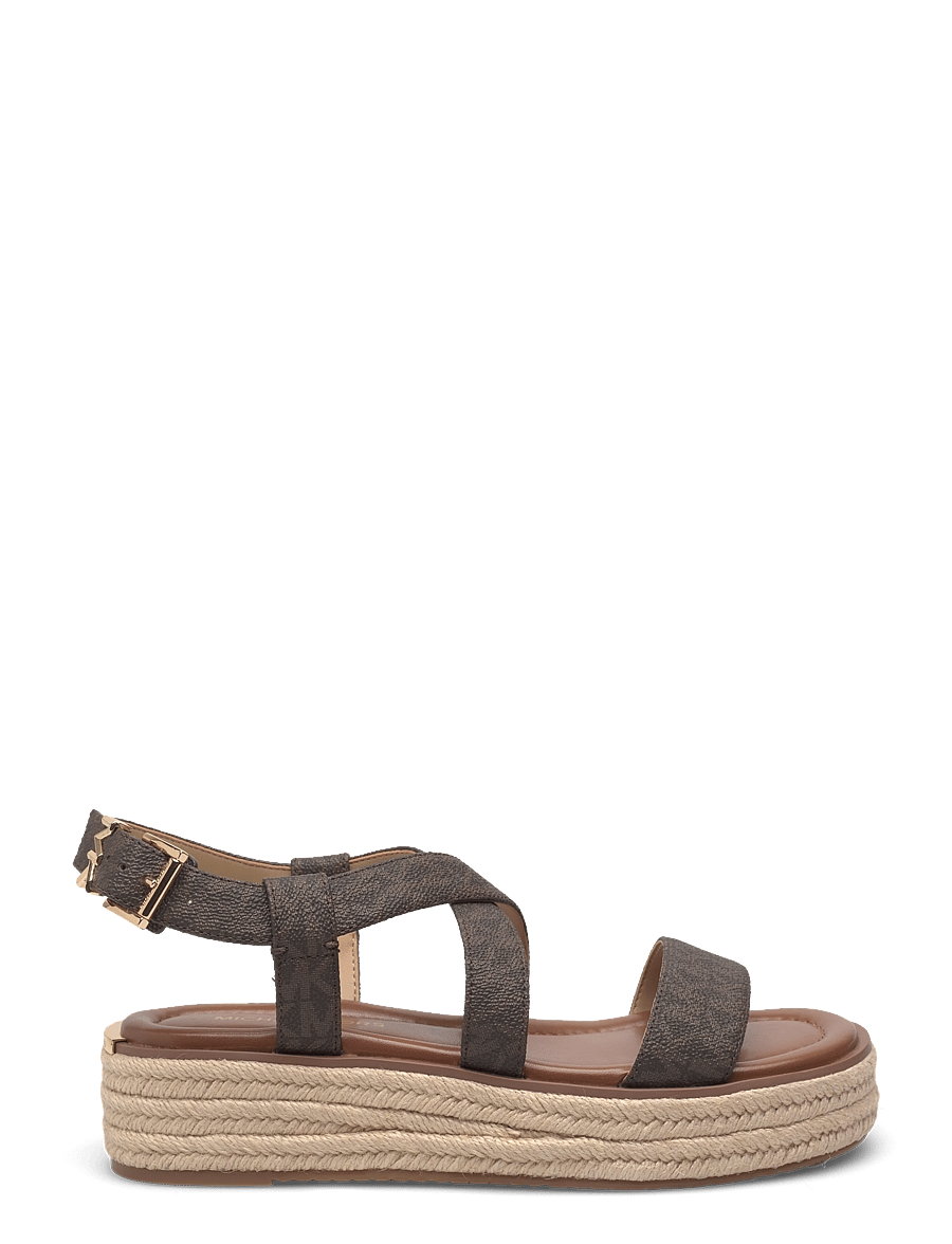 Michael Kors - WEDGE - højhælede espadrillos - brown - 1