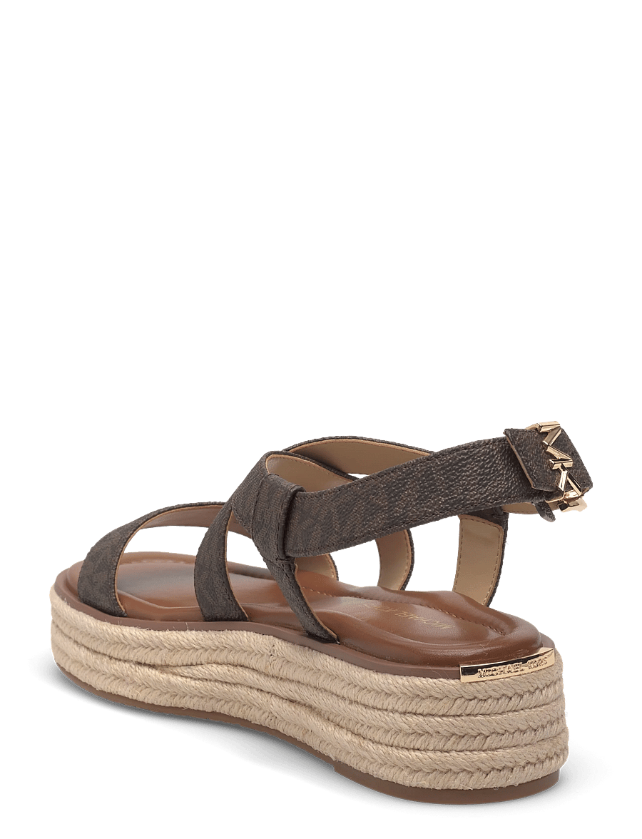 Michael Kors - WEDGE - højhælede espadrillos - brown - 2