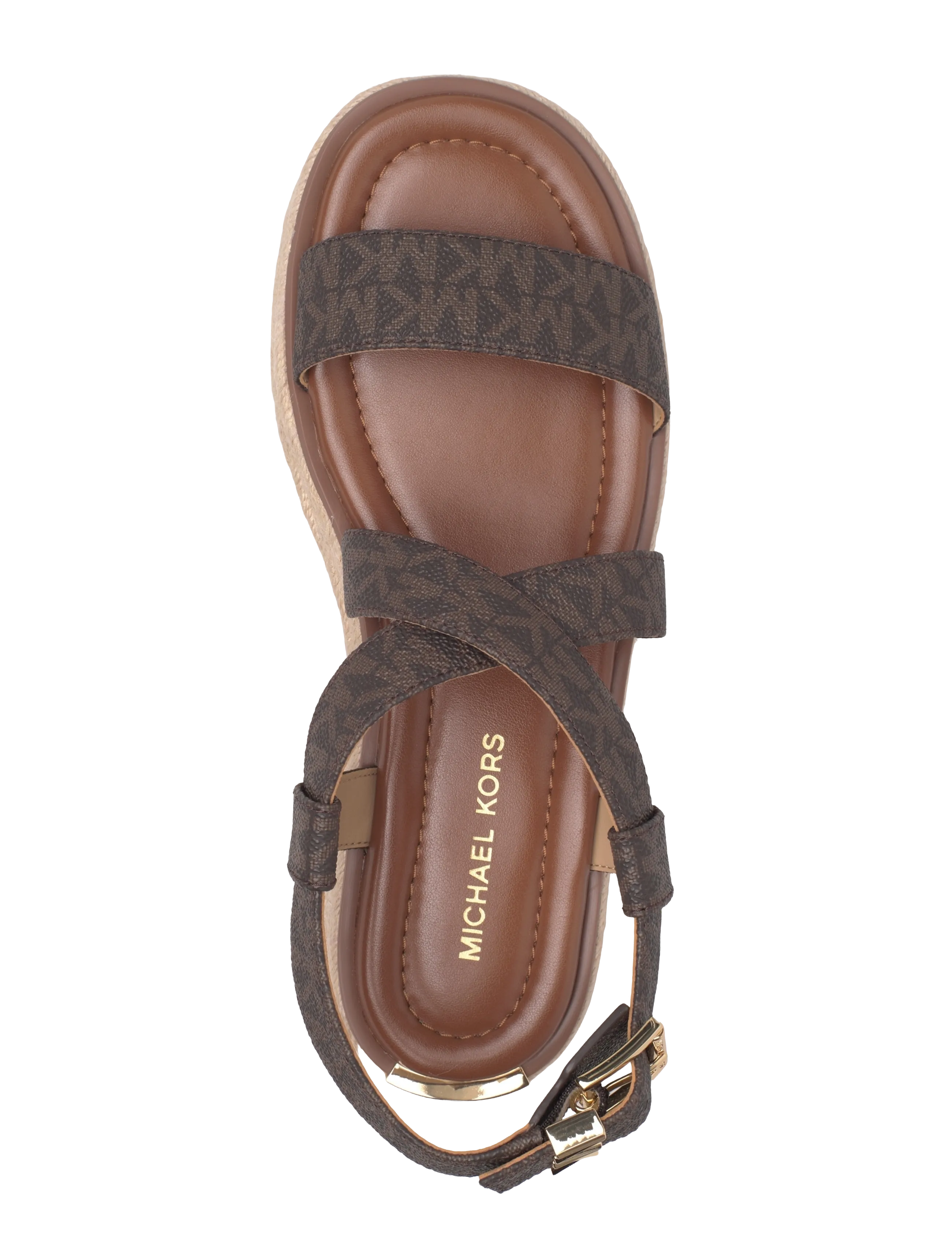 Michael Kors - WEDGE - højhælede espadrillos - brown - 3