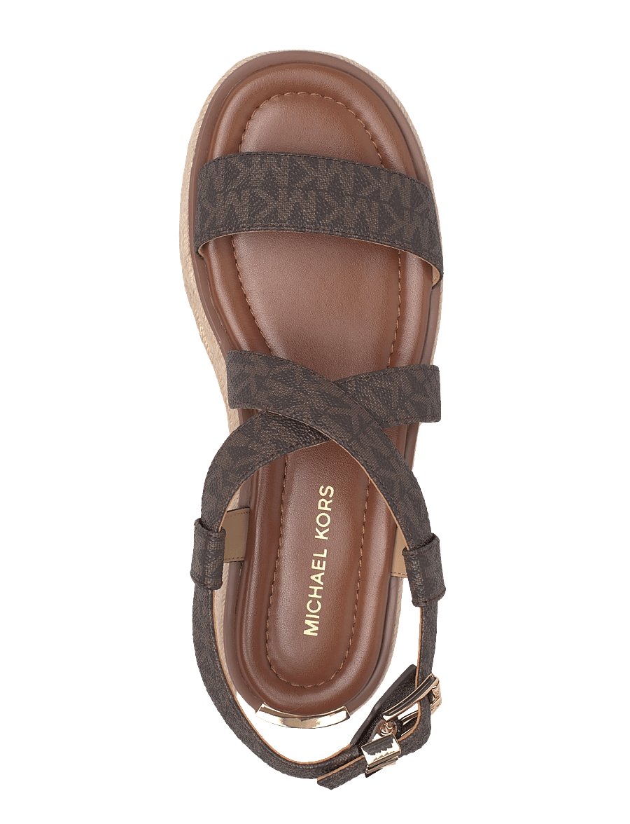 Michael Kors - WEDGE - højhælede espadrillos - brown - 3
