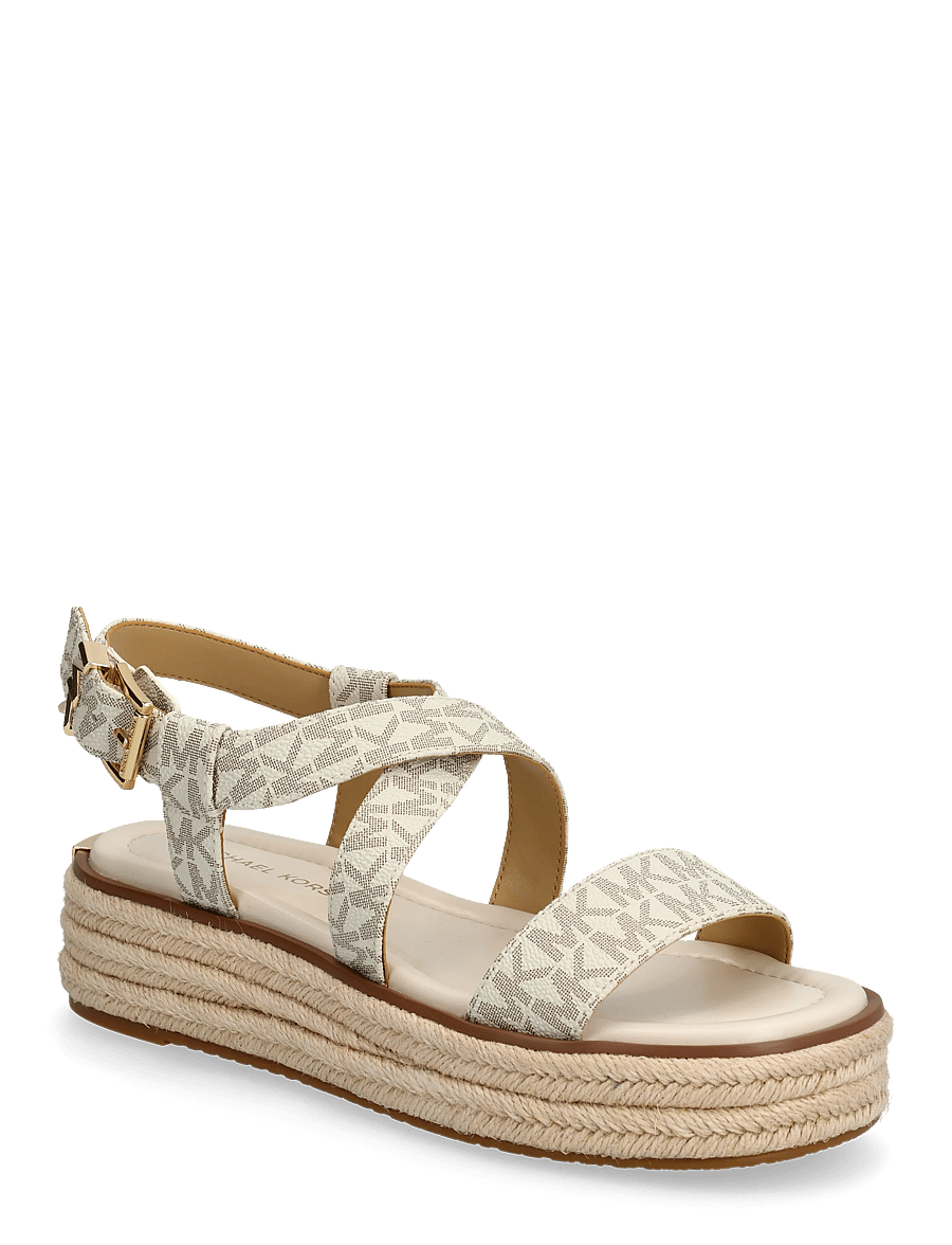 Michael Kors - WEDGE - espadrilles mit absatz - vanilla - 0