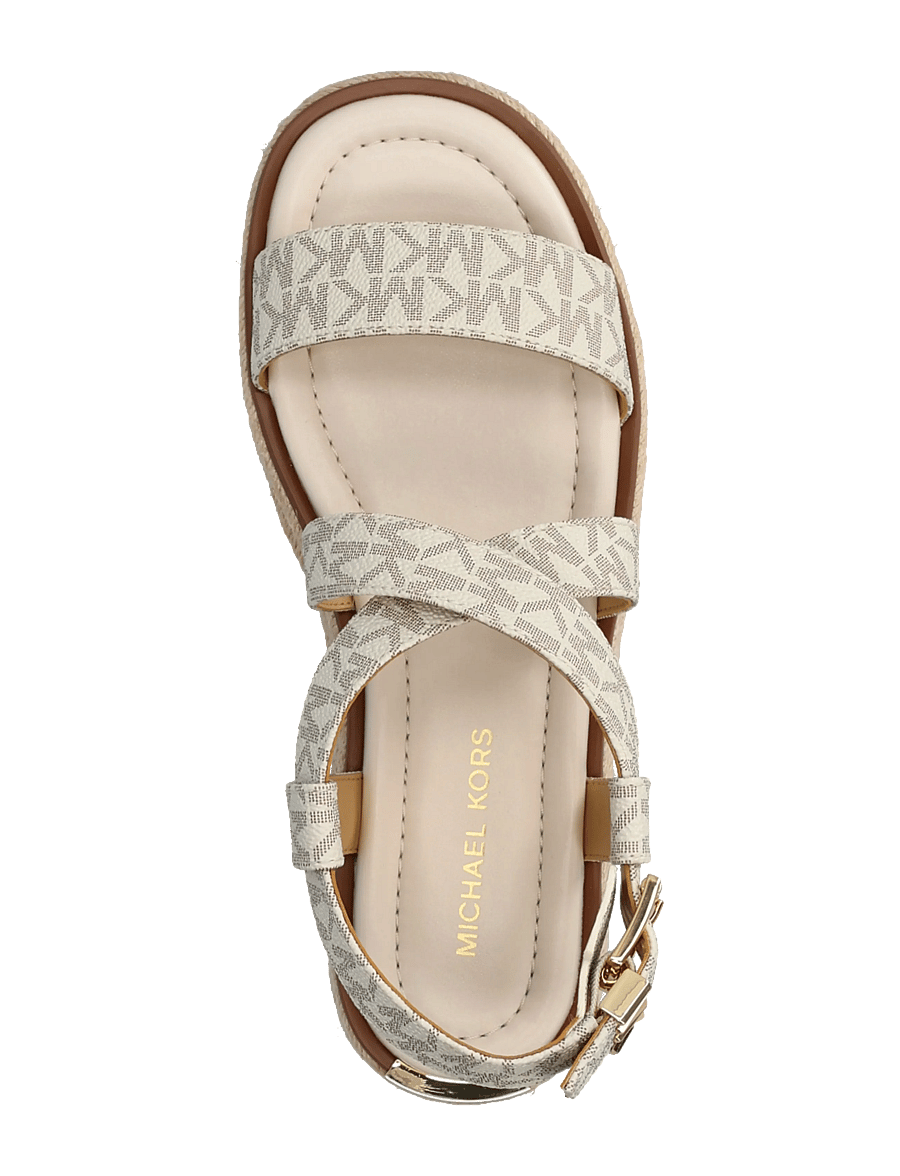 Michael Kors - WEDGE - espadrilles mit absatz - vanilla - 3
