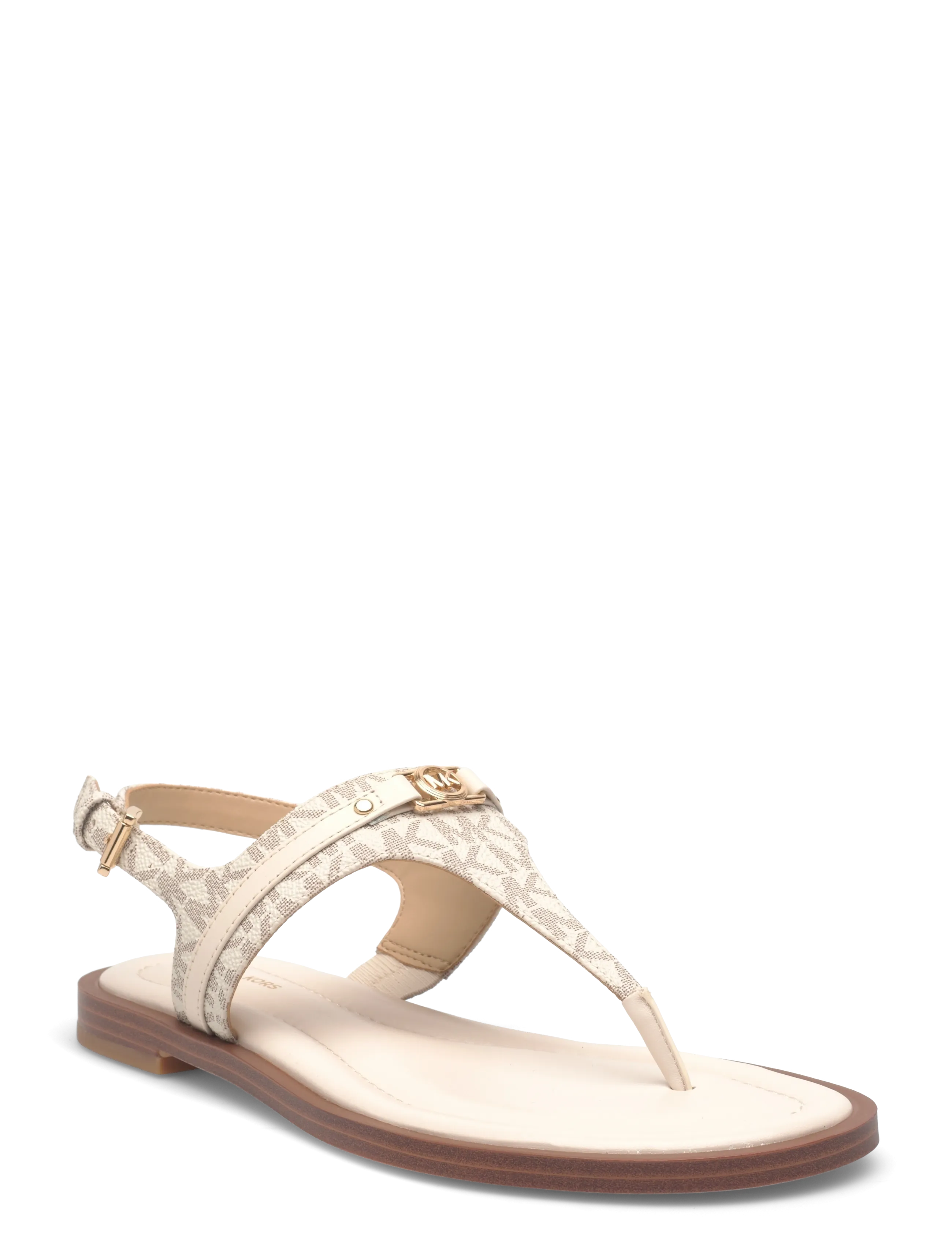 Michael Kors Mandy Thong Sandal, Kvinder, Flade Tåsandaler, Cream, Str: 42