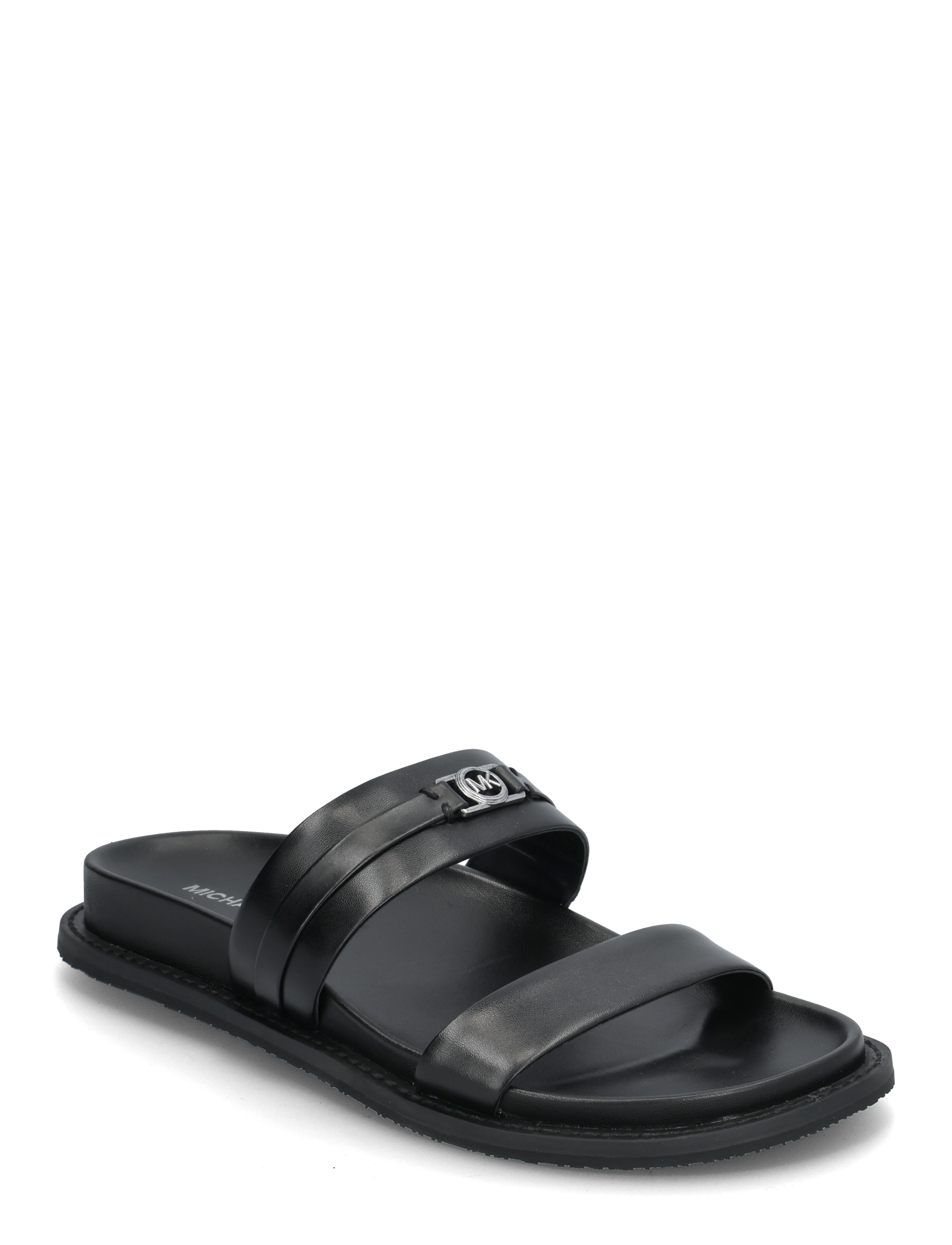 Michael Kors Mandy Flat Sandal, 39, Black, Sandaler > Flade Sandals, Dame