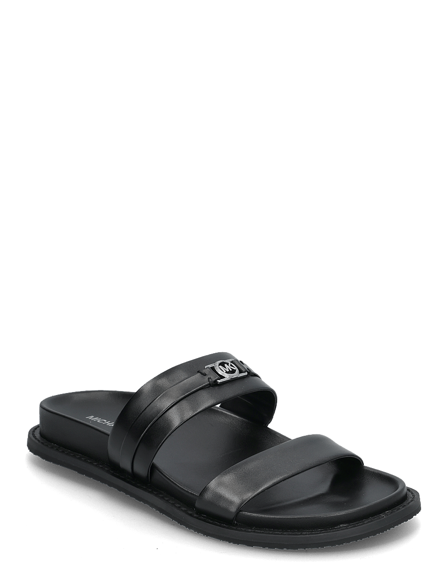 Michael Kors - MANDY FLAT SANDAL - flache sandalen - black - 0