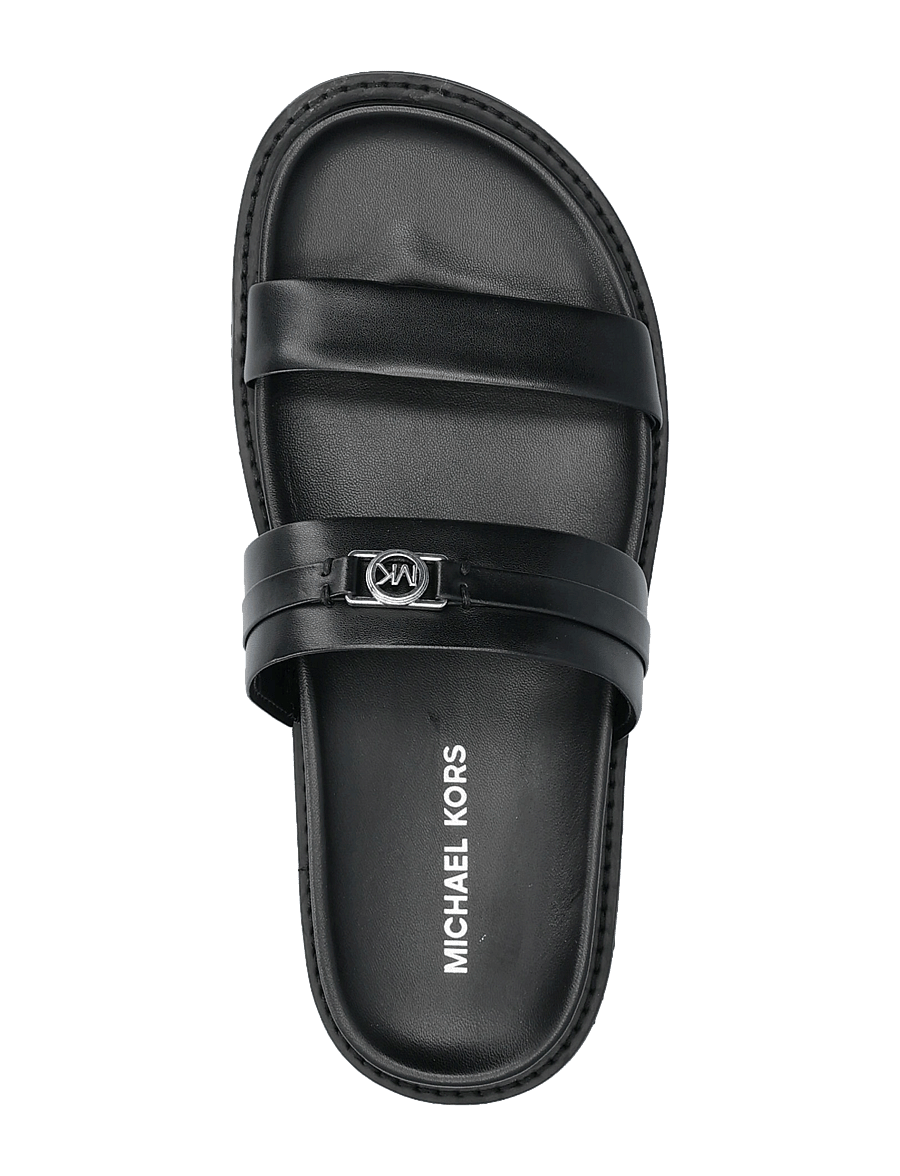 Michael Kors - MANDY FLAT SANDAL - flache sandalen - black - 3