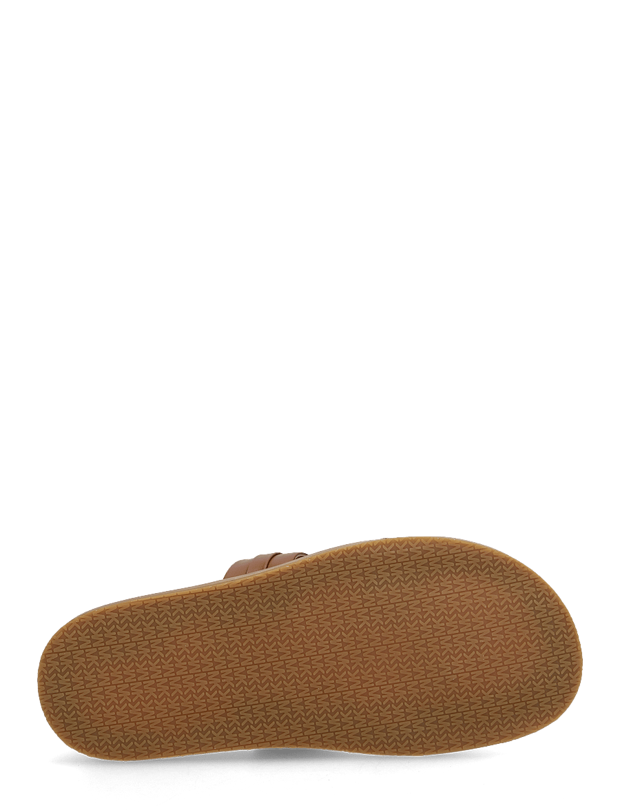 Michael Kors - MANDY FLAT SANDAL - flache sandalen - luggage - 4