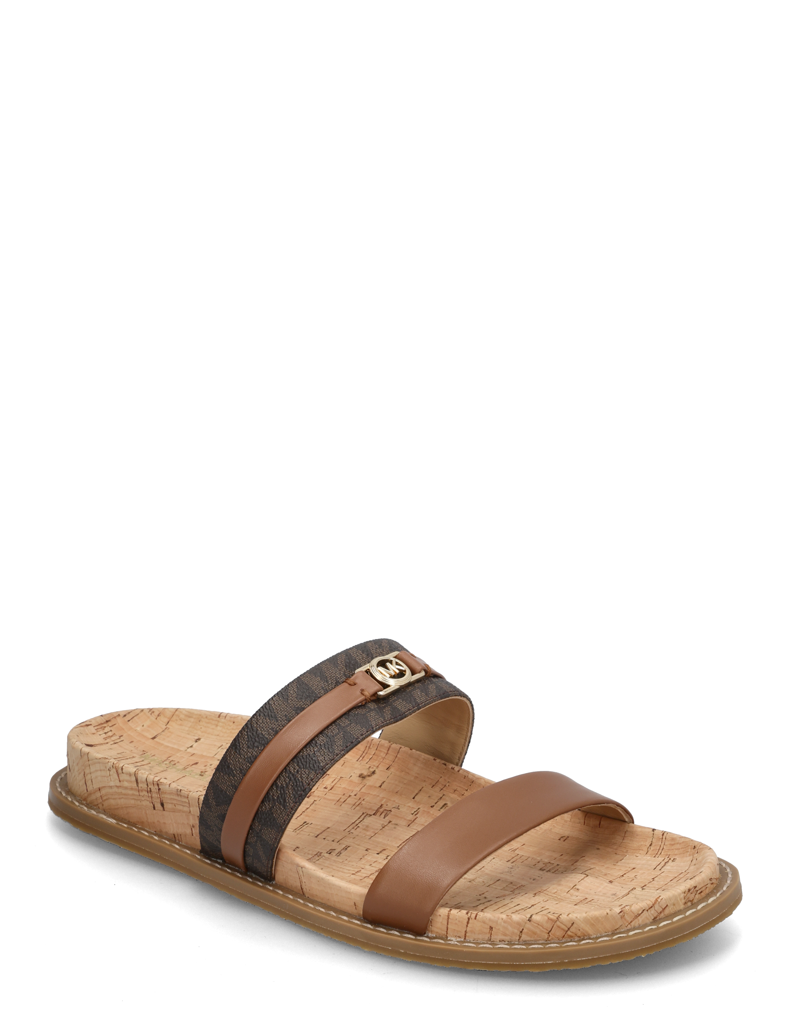 Michael Kors Mandy Flat Sandal, 37, Sandals, Braun - Frauen
