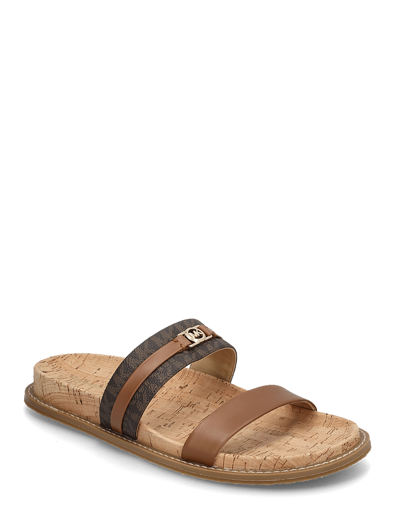 Michael Kors - MANDY FLAT SANDAL - platta sandaler - brn/luggage - 0