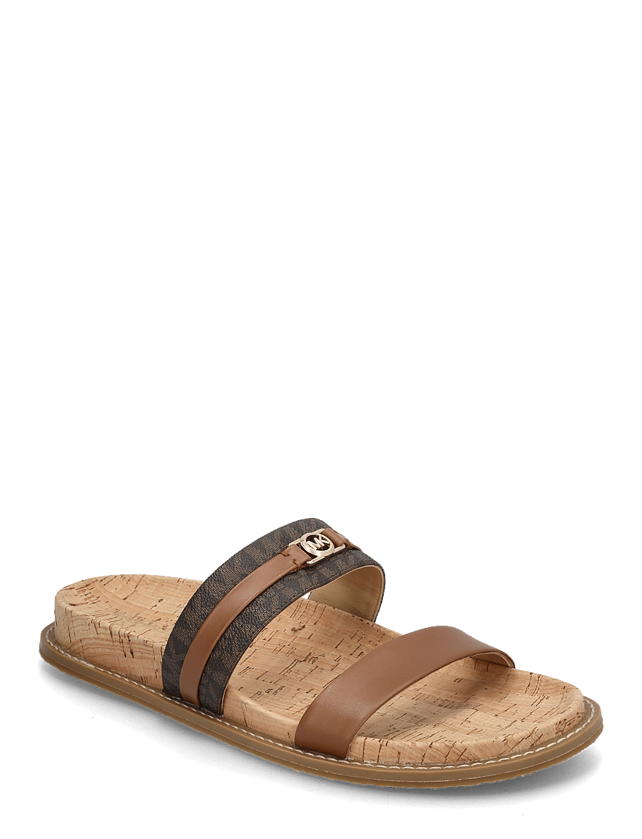 Michael Kors - MANDY FLAT SANDAL - flat sandals - brn/luggage - 0