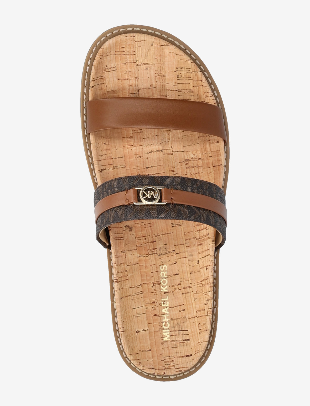 Michael Kors - MANDY FLAT SANDAL - platta sandaler - brn/luggage - 3