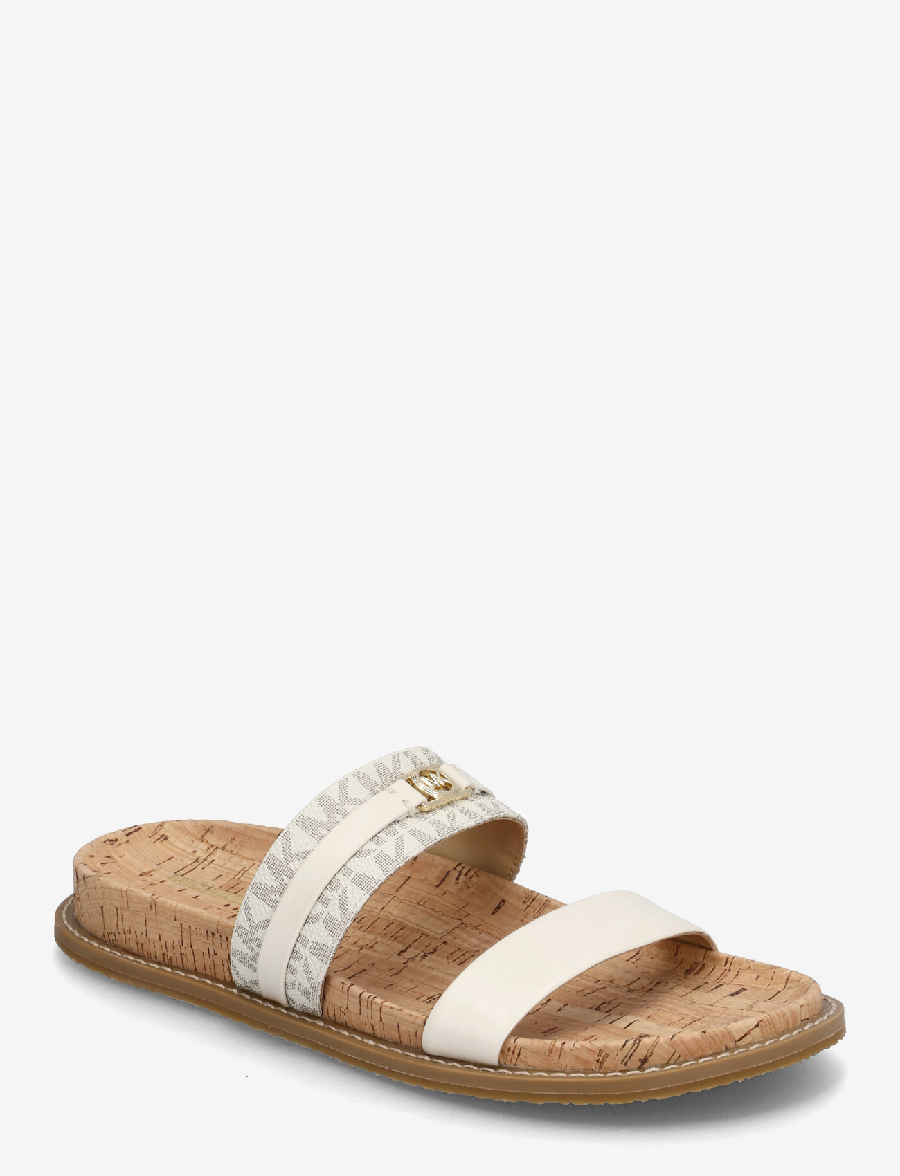 Michael Kors - MANDY FLAT SANDAL - flade sandaler - van/cream - 0
