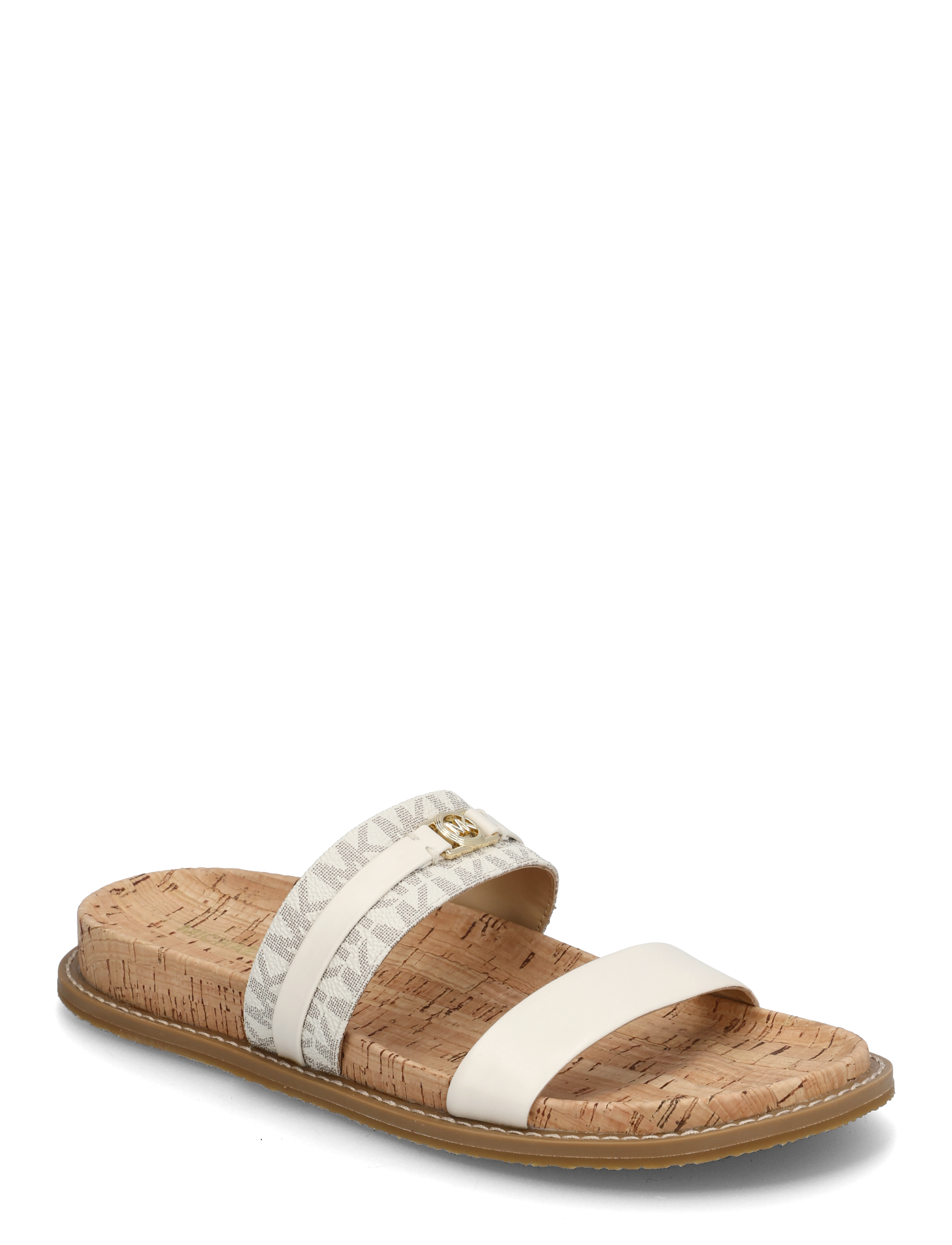 Michael Kors MANDY FLAT SANDAL - Flache Sandalen - VAN/CREAM / cream
