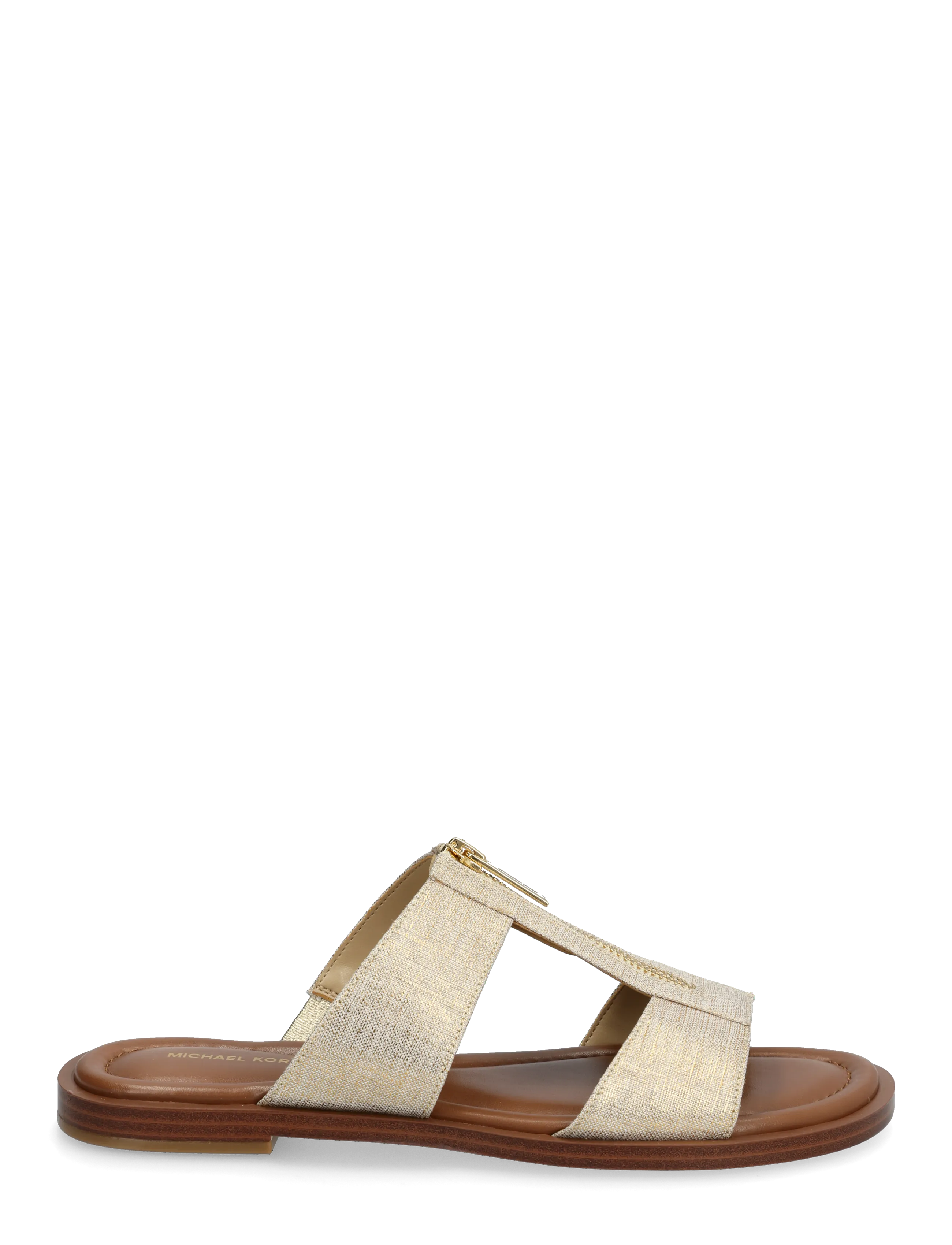 Michael Kors - FLAT - flache sandalen - pale gold - 1