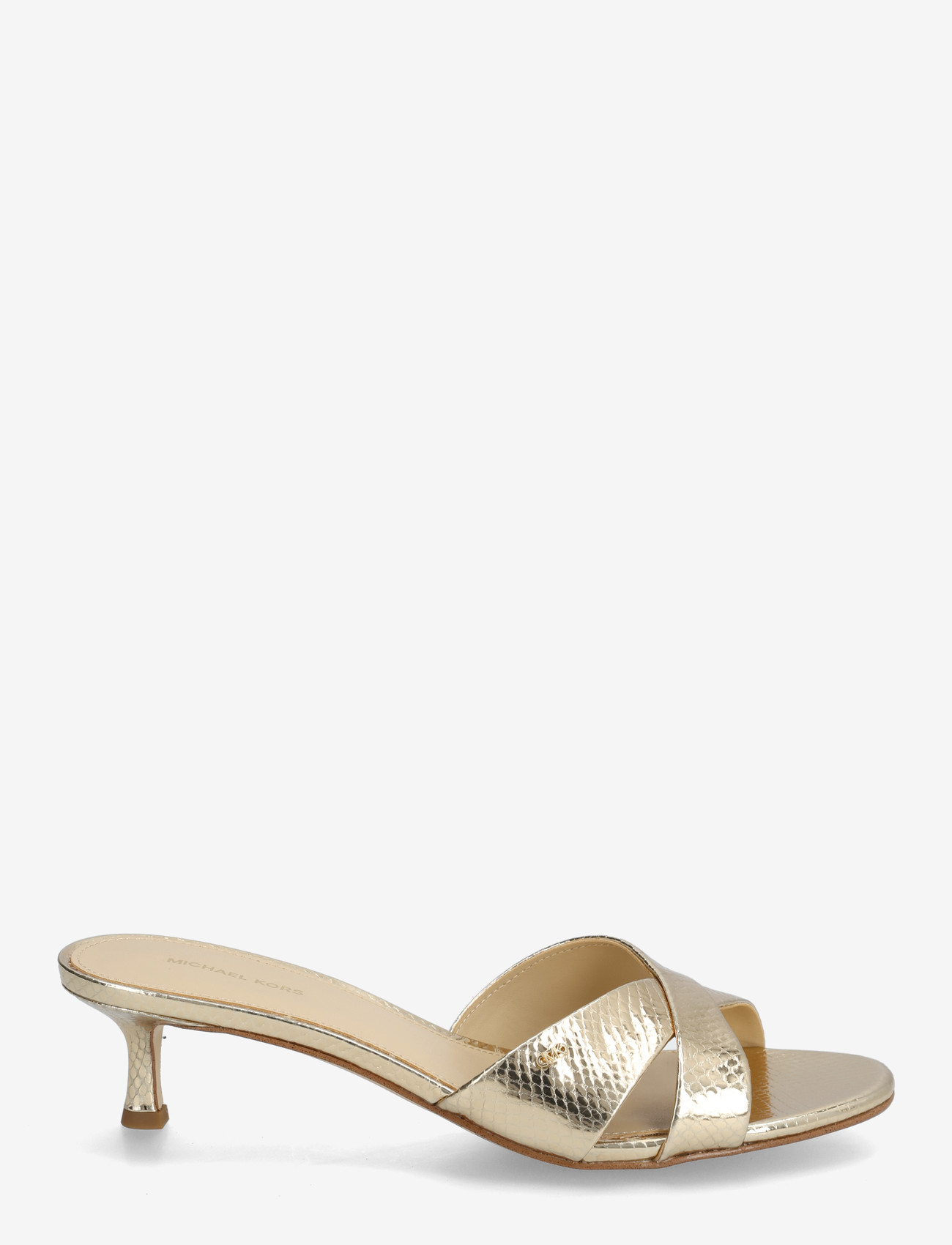 Michael Kors - DRESS - lahtised kontsakingad - pale gold - 1