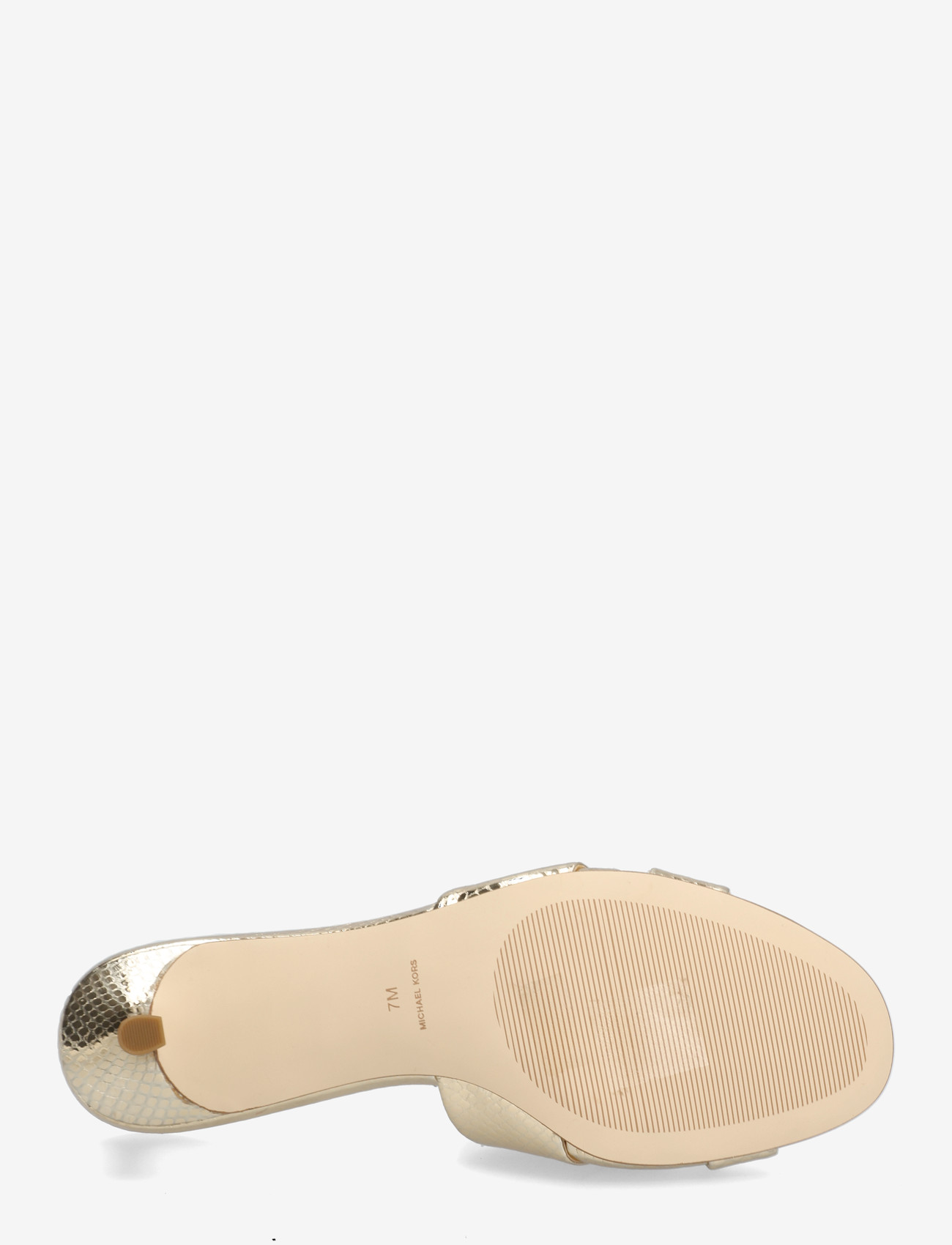 Michael Kors - DRESS - lahtised kontsakingad - pale gold - 4