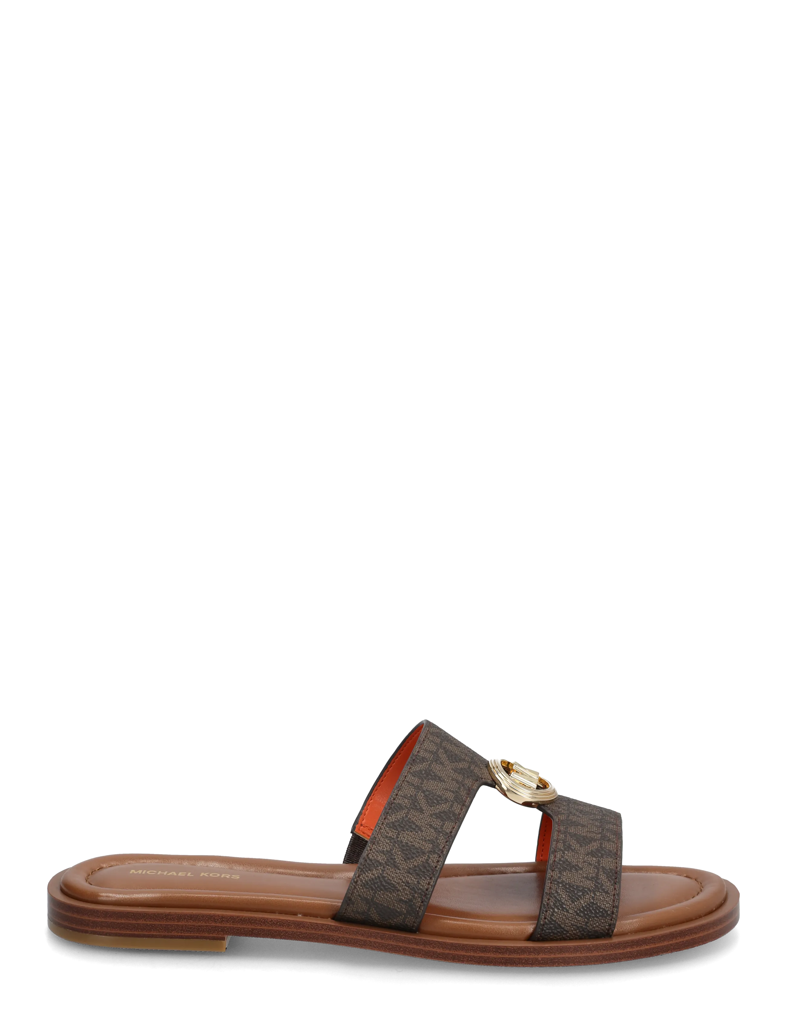 Michael Kors - FLAT - platta sandaler - brown - 1