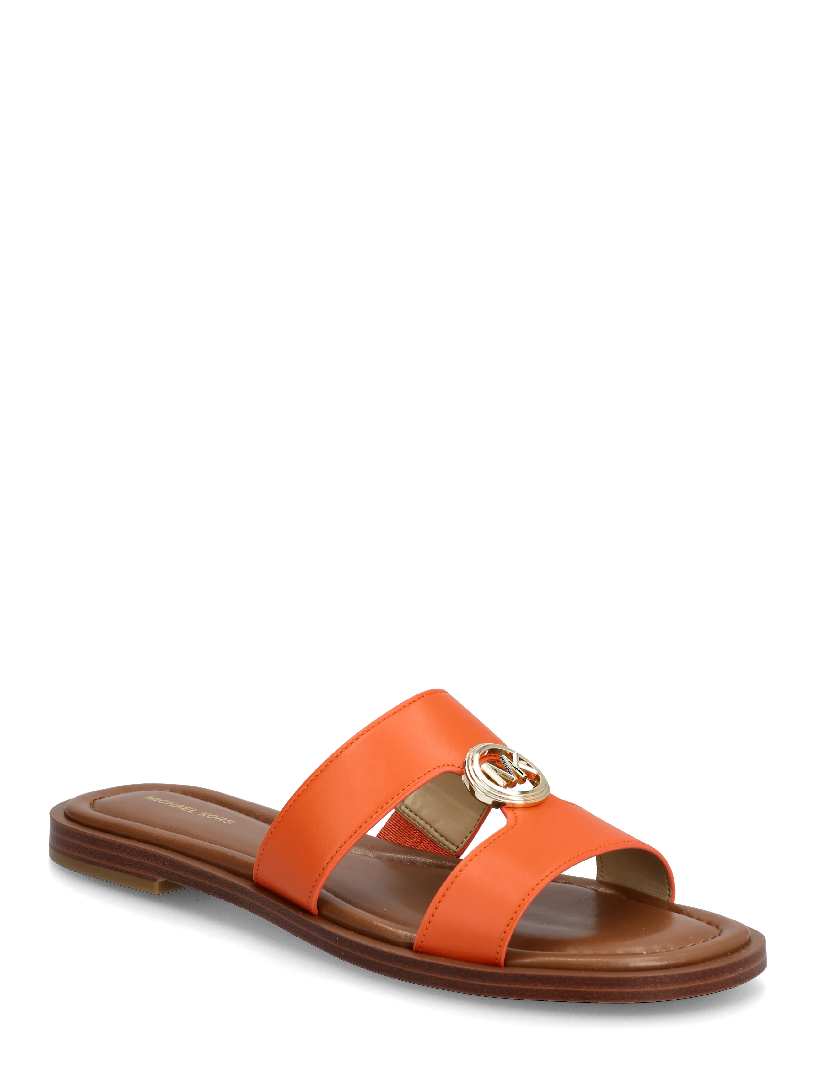 Michael Kors ERIN FLAT SANDAL - Flache Sandalen - MIMOSA / orange