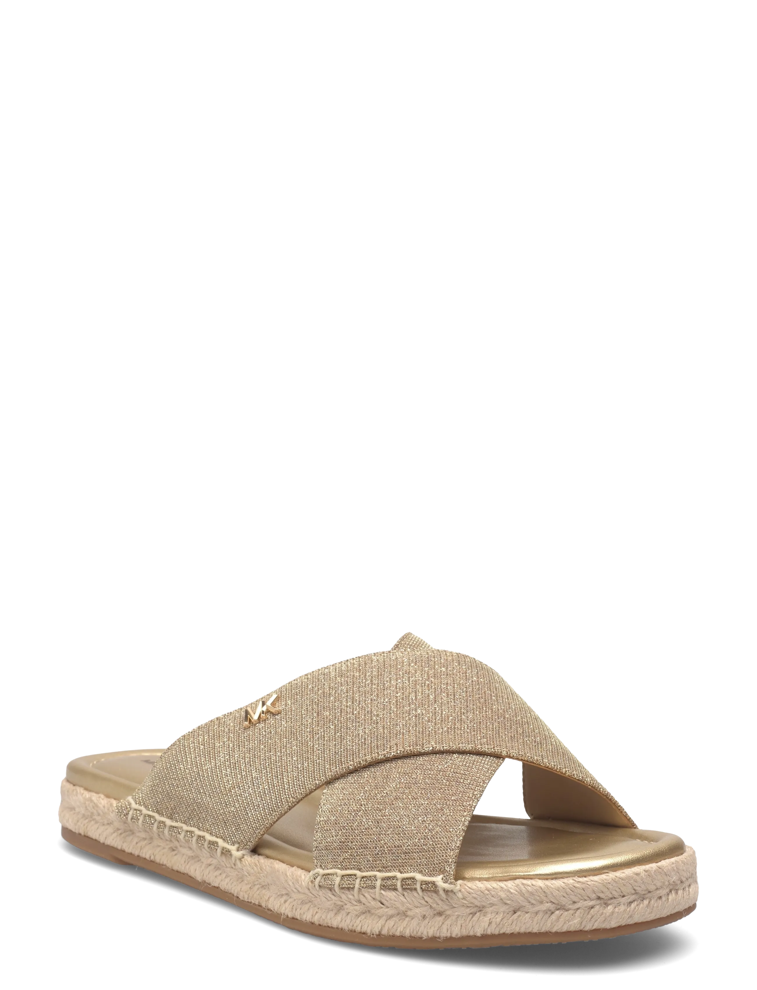 Michael Kors Flat, Kvinder, Espadrille Sandal, Guld, Str: 36