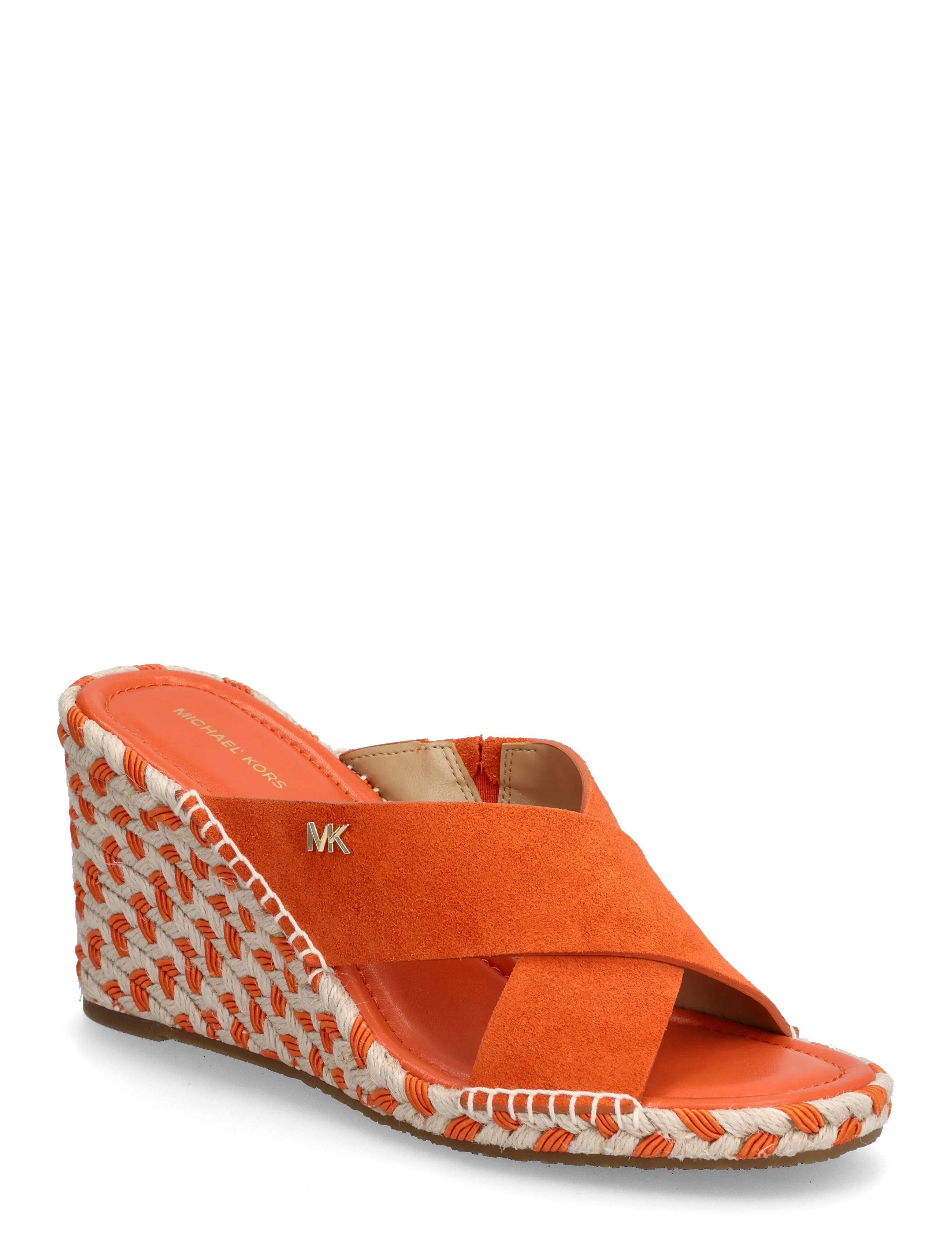 Michael Kors KENZIE WEDGE SANDAL - Absatzschuhe - MIMOSA / orange