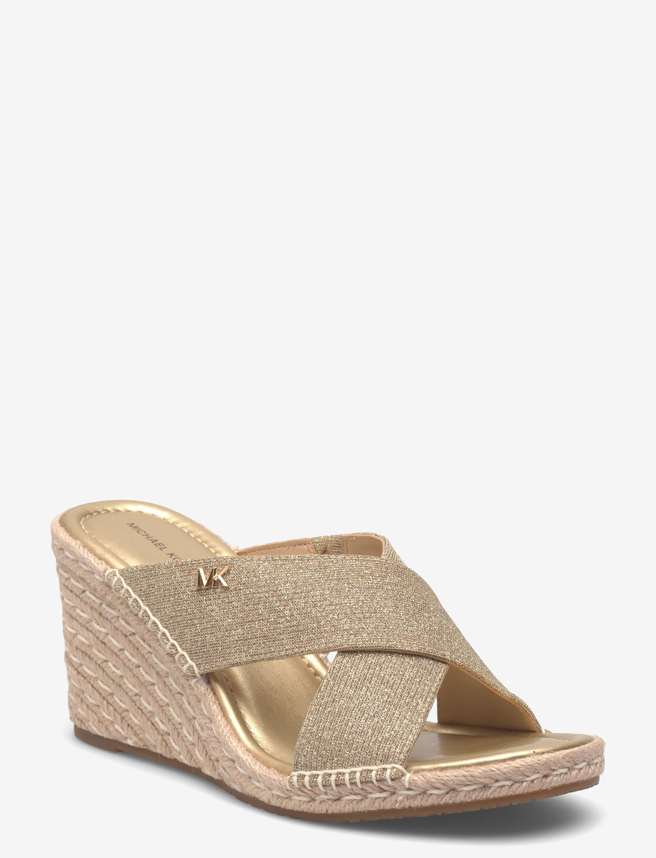 Michael Kors - WEDGE - espadrilles mit absatz - pale gold - 0
