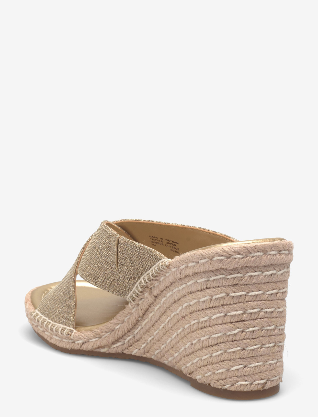Michael Kors - WEDGE - espadrilles mit absatz - pale gold - 2