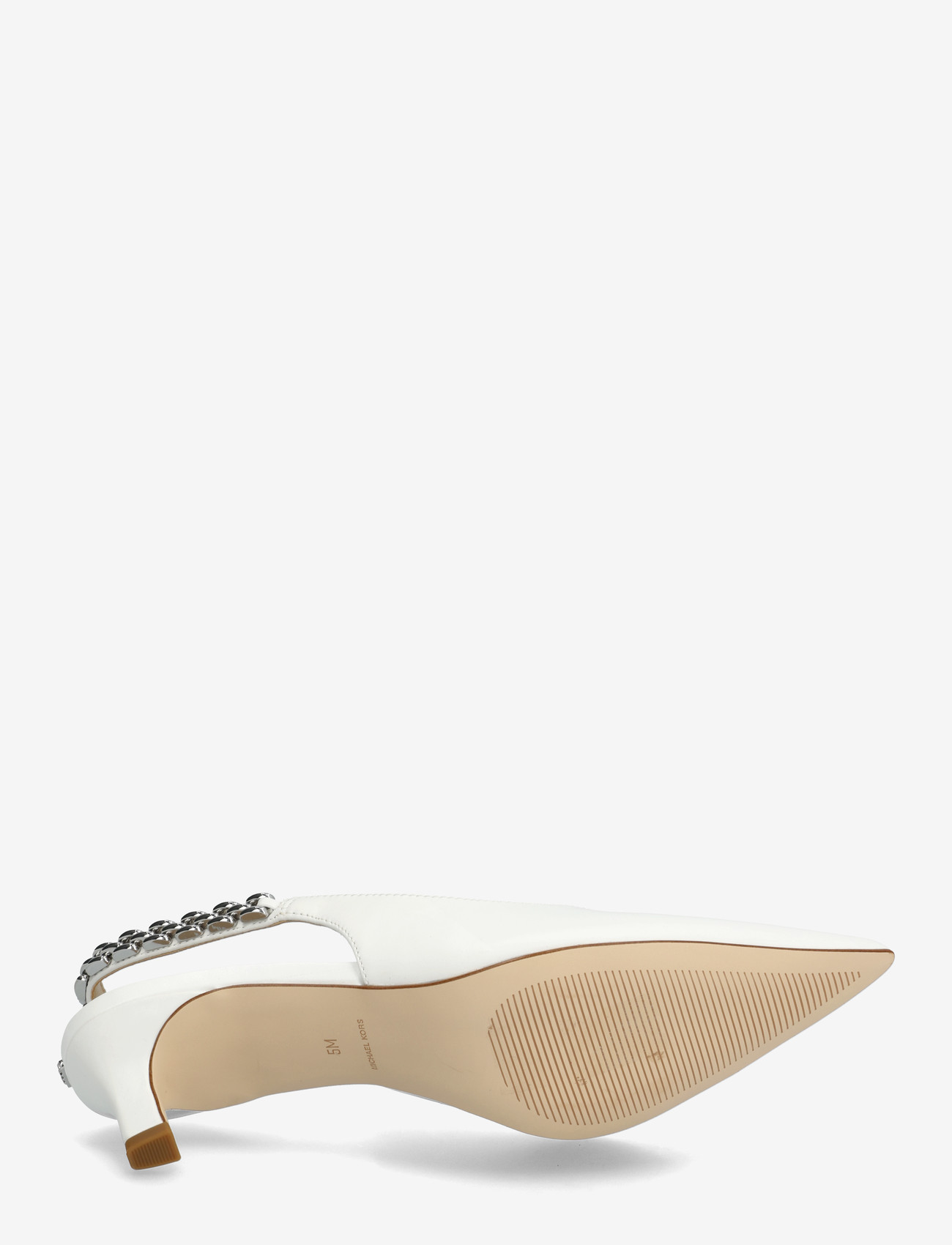 Michael Kors - DRESS - slingbacks med hæl - optic white - 4