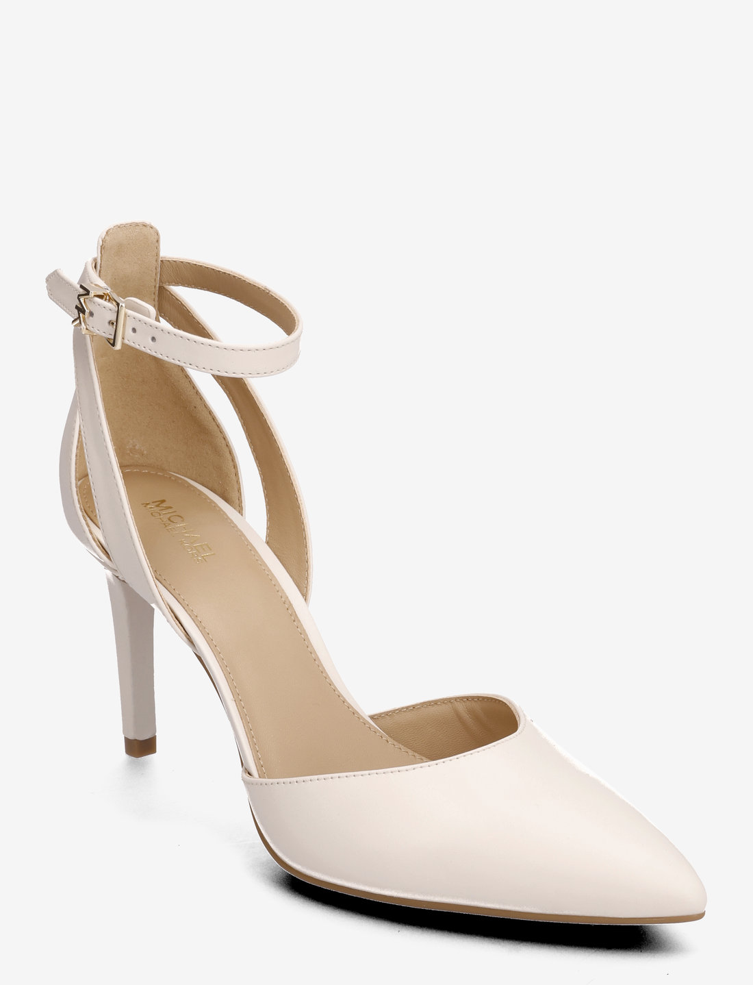 Michael kors white high 2025 heel sandals
