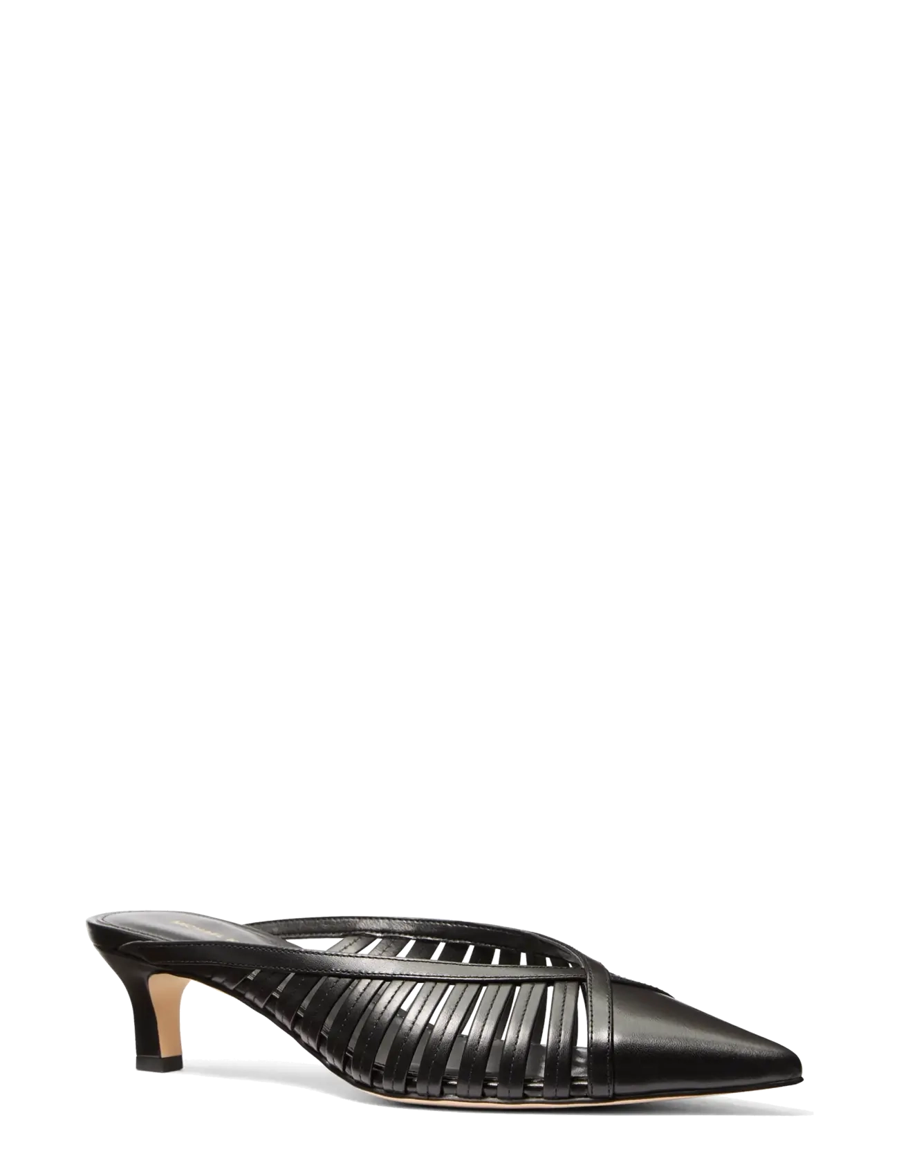Michael Kors - ADRIANA KITTEN MULE PUMP - mules med hæle - black - 1