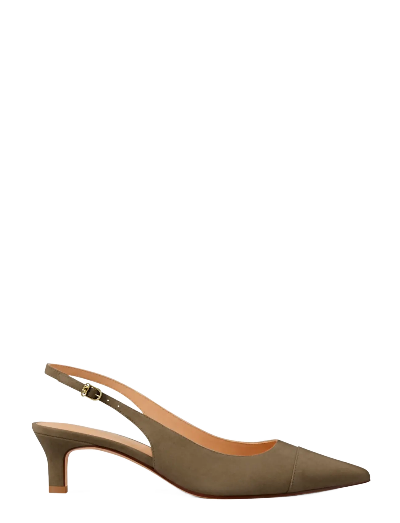 Michael Kors Shoes, Kvinder, Slingback Kitten Heel Pumps, Kakigrøn, Str: 37