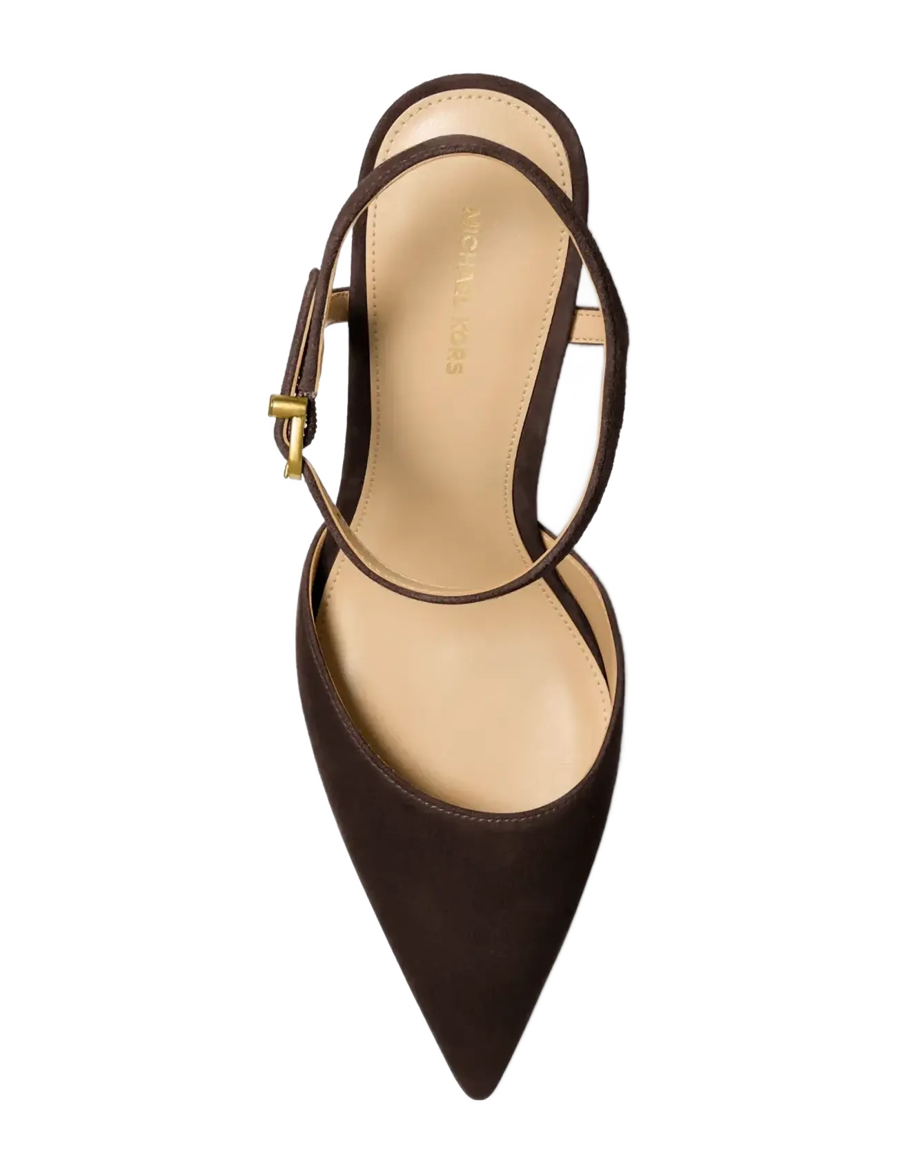 Michael Kors - AMARA MID PUMP - kontsaga slingback-kingad - chocolate - 3
