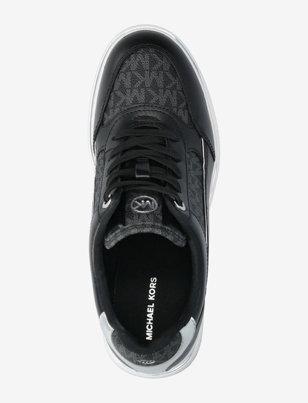 Michael Kors - EMMY WEDGE TRAINER - konfirmationstøj - black - 3