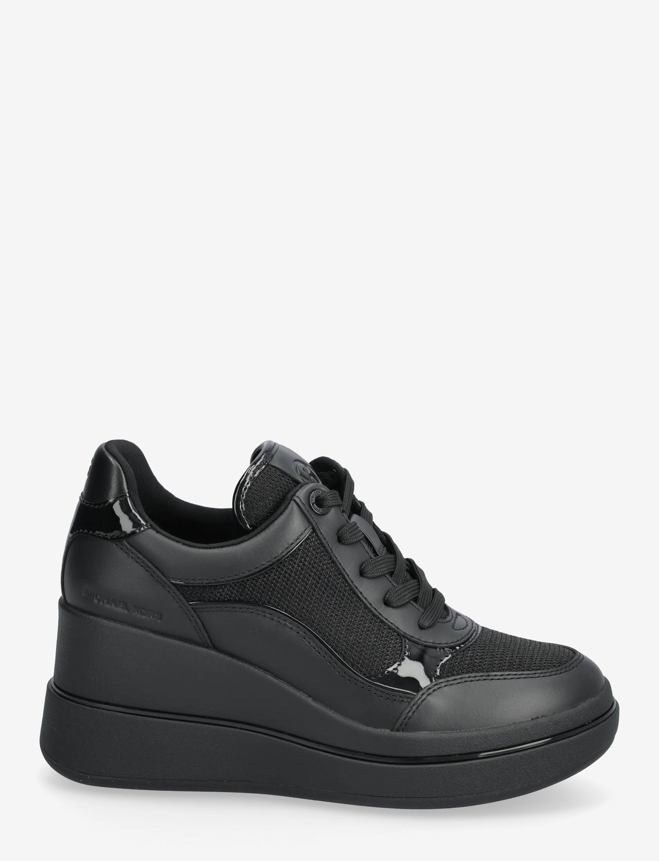 Michael Kors - EMMY WEDGE TRAINER - låga sneakers - black - 1