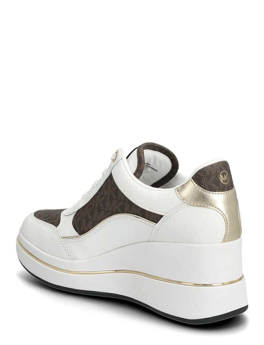 Michael Kors - EMMY WEDGE TRAINER - sneakers med kilklack - brown - 2