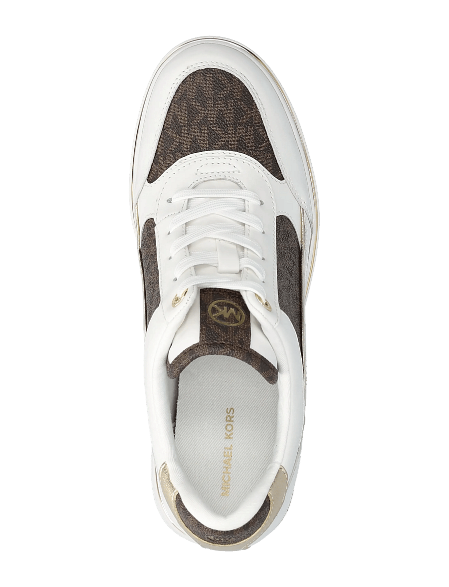 Michael Kors - EMMY WEDGE TRAINER - sneakers med kilklack - brown - 3