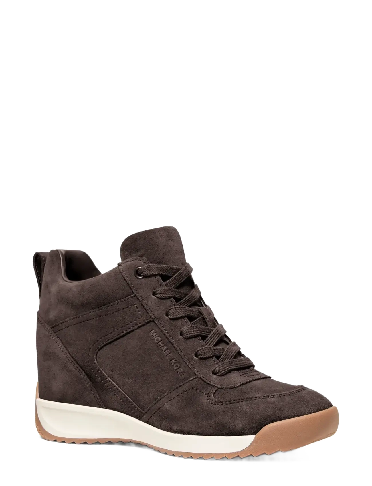 Michael Kors - NIKKO S  WEDGE TRAINER - chocolate - 1