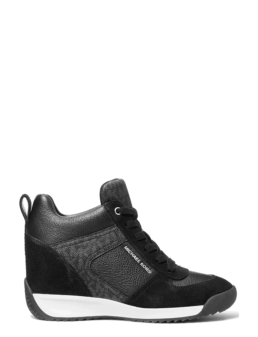 Michael Kors - NIKKO S WEDGE TRAINER - wedge-sneaker - black - 0
