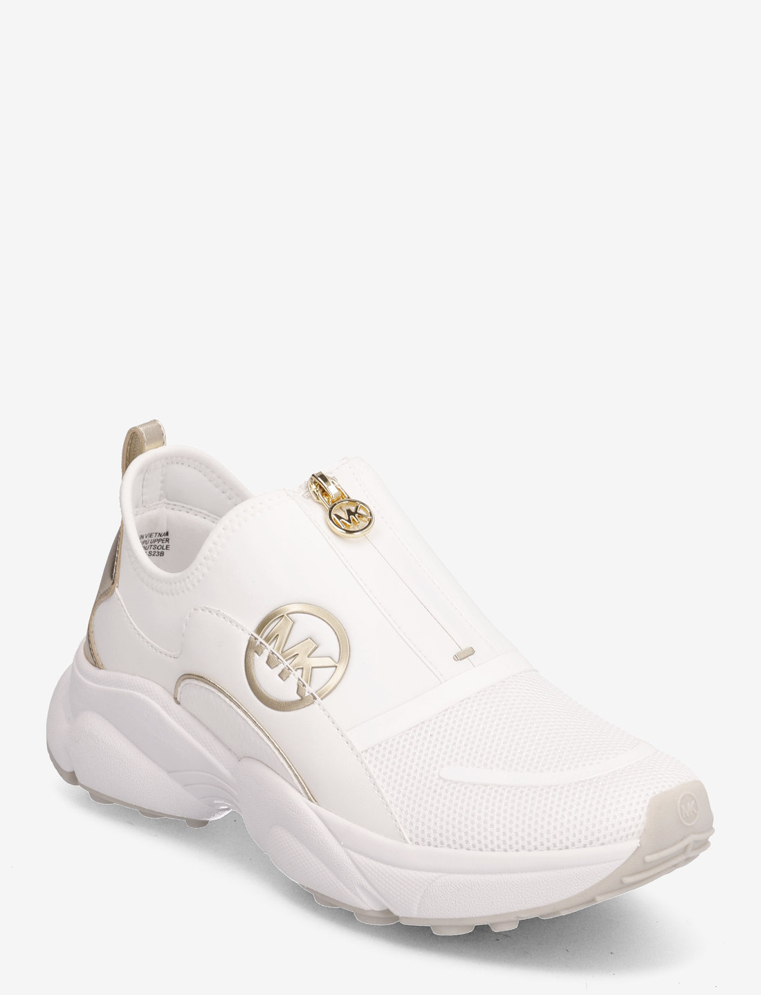 Mk white slip on sneakers hotsell