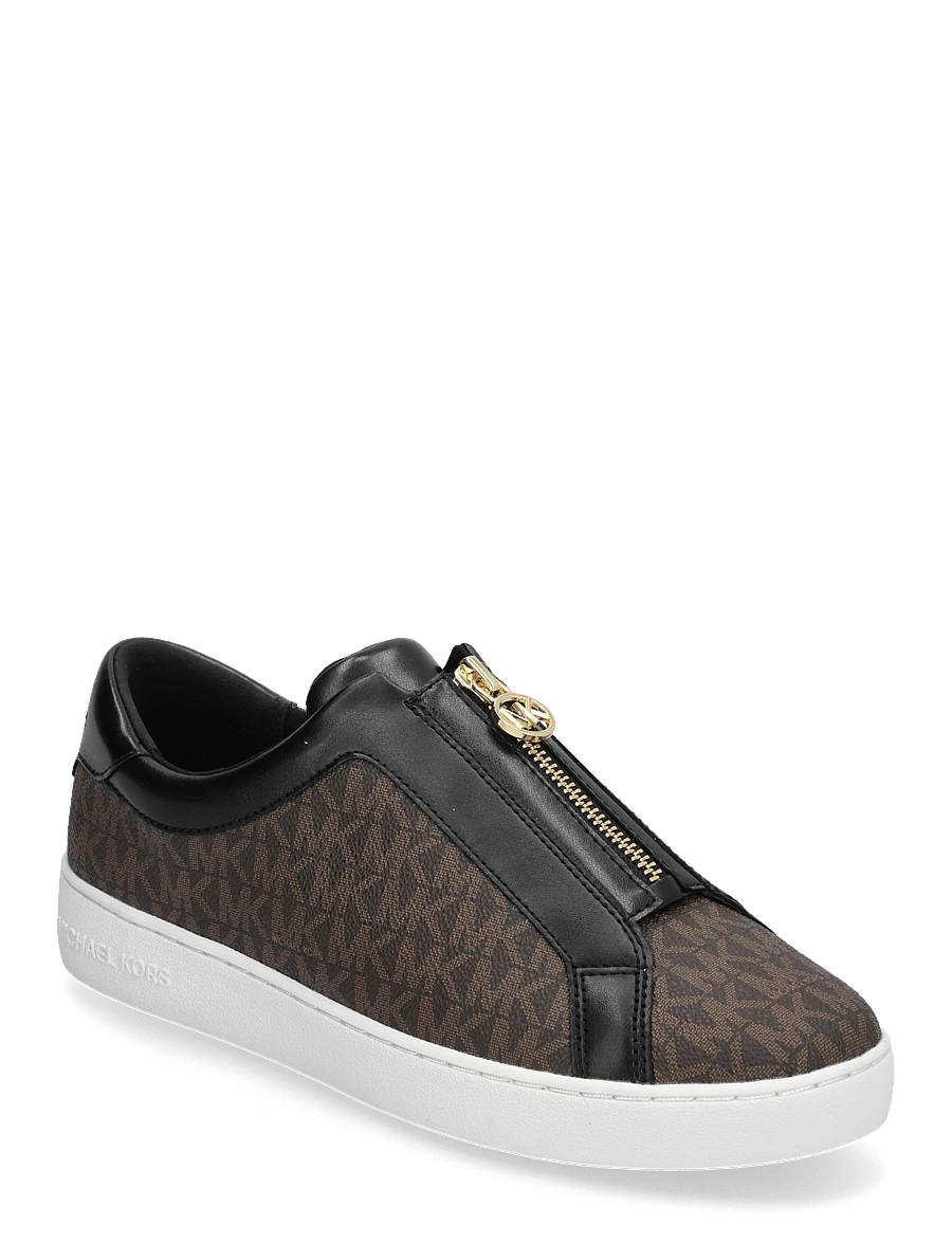 Michael Kors - KEATON ZIP SLIP ON - låga sneakers - brown - 0