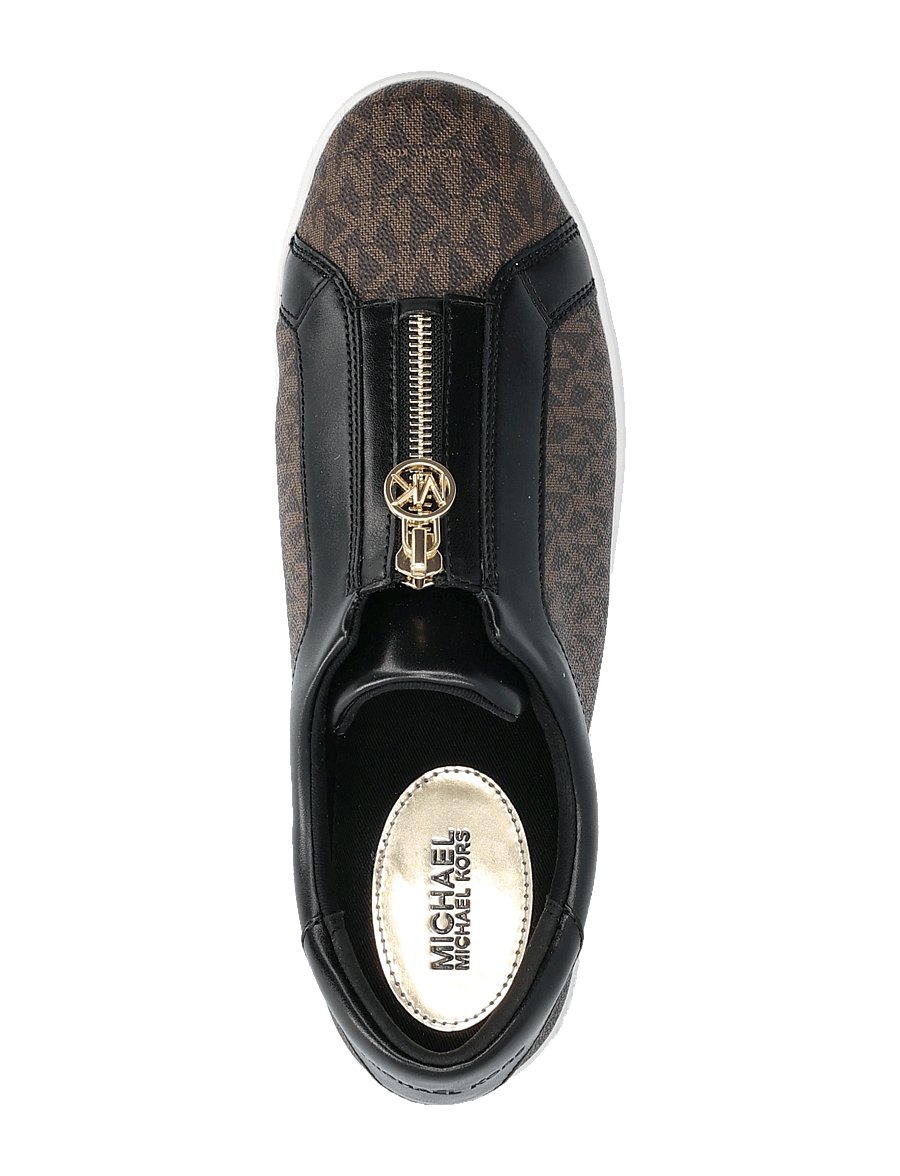 Michael Kors - KEATON ZIP SLIP ON - låga sneakers - brown - 3