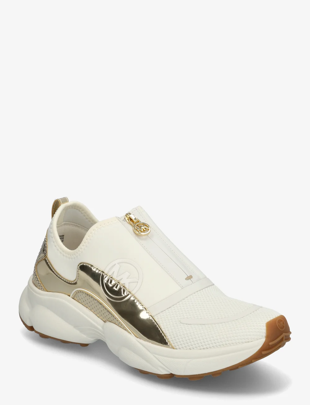 Michael Kors - SAMI ZIP TRAINER - niedrige sneakers - pale gold - 0