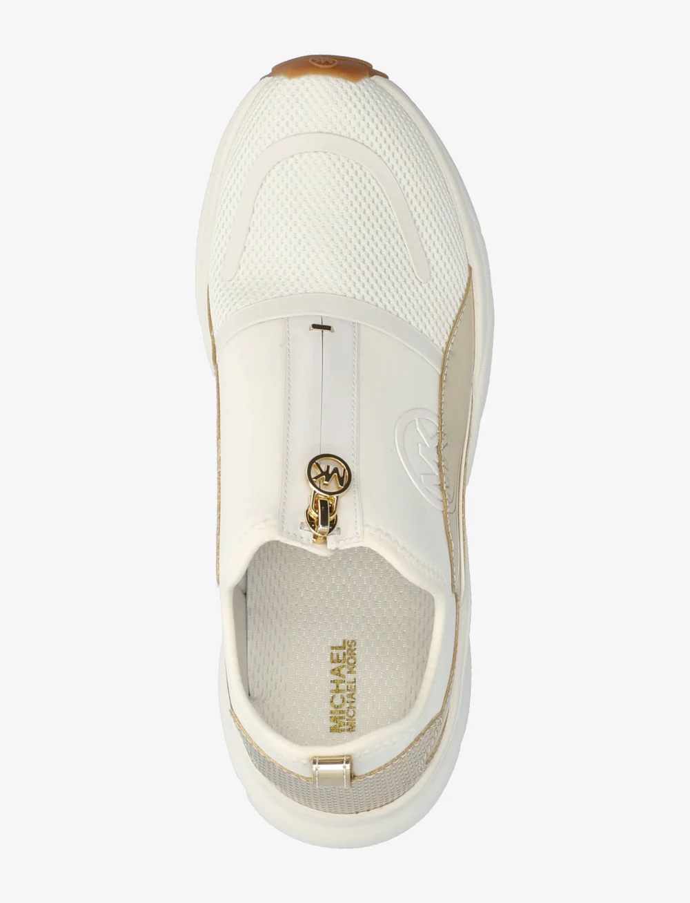Michael Kors - SAMI ZIP TRAINER - niedrige sneakers - pale gold - 3