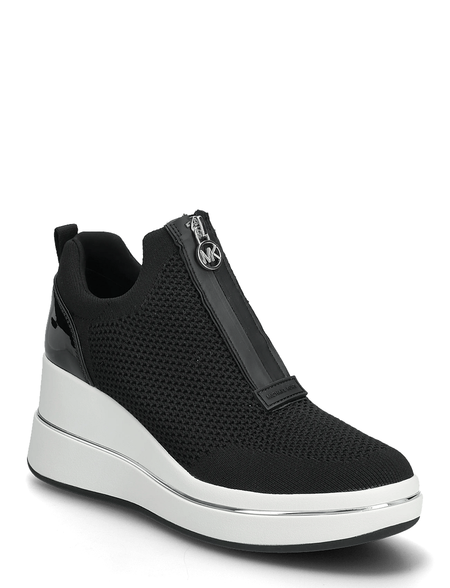 Michael Kors - EMMY WEDGE ZIP SLIP ON - wedge-sneaker - black - 0
