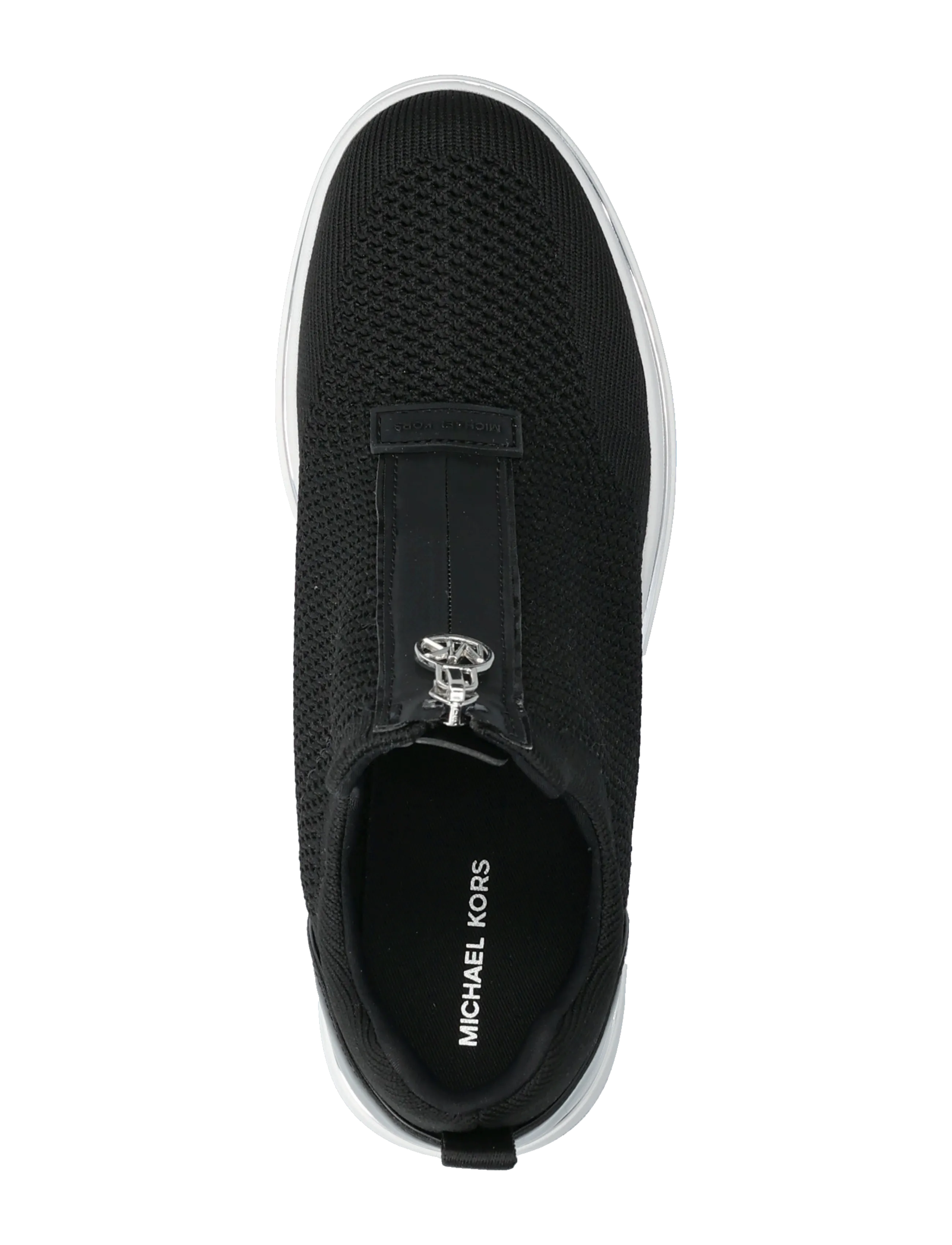 Michael Kors - EMMY WEDGE ZIP SLIP ON - chunky sneakers - black - 3