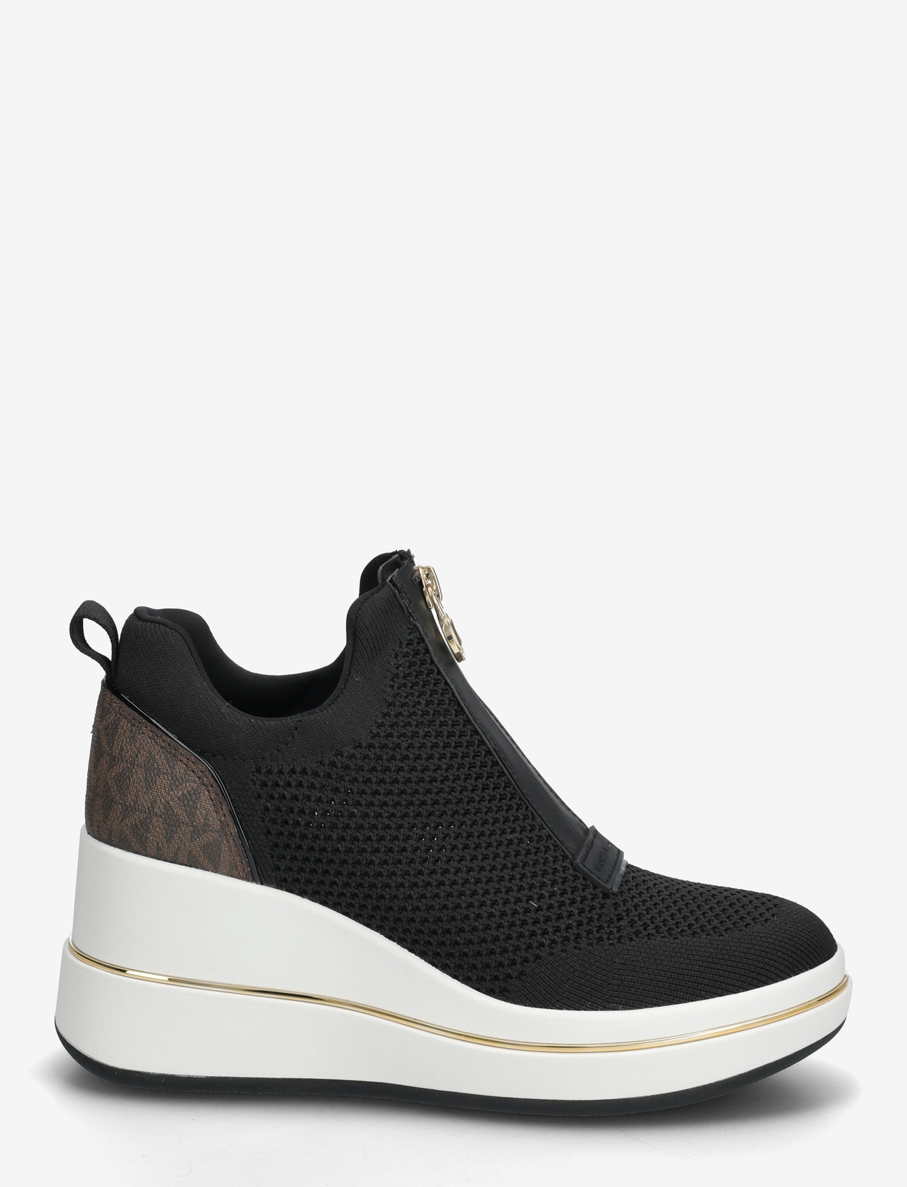 Michael Kors - EMMY WEDGE ZIP SLIP ON - slip-on sneakers - brown multi - 1