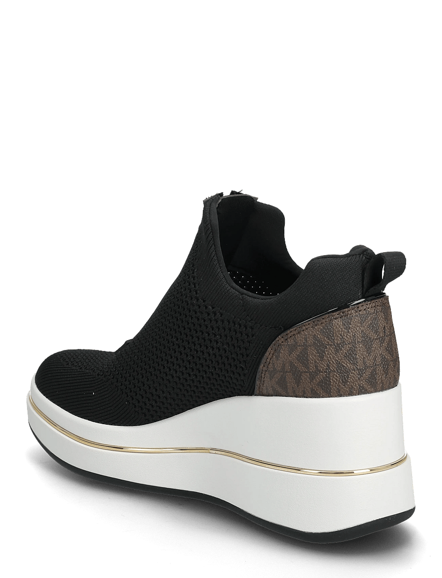 Michael Kors - EMMY WEDGE ZIP SLIP ON - slip on -tennarit - brown multi - 2