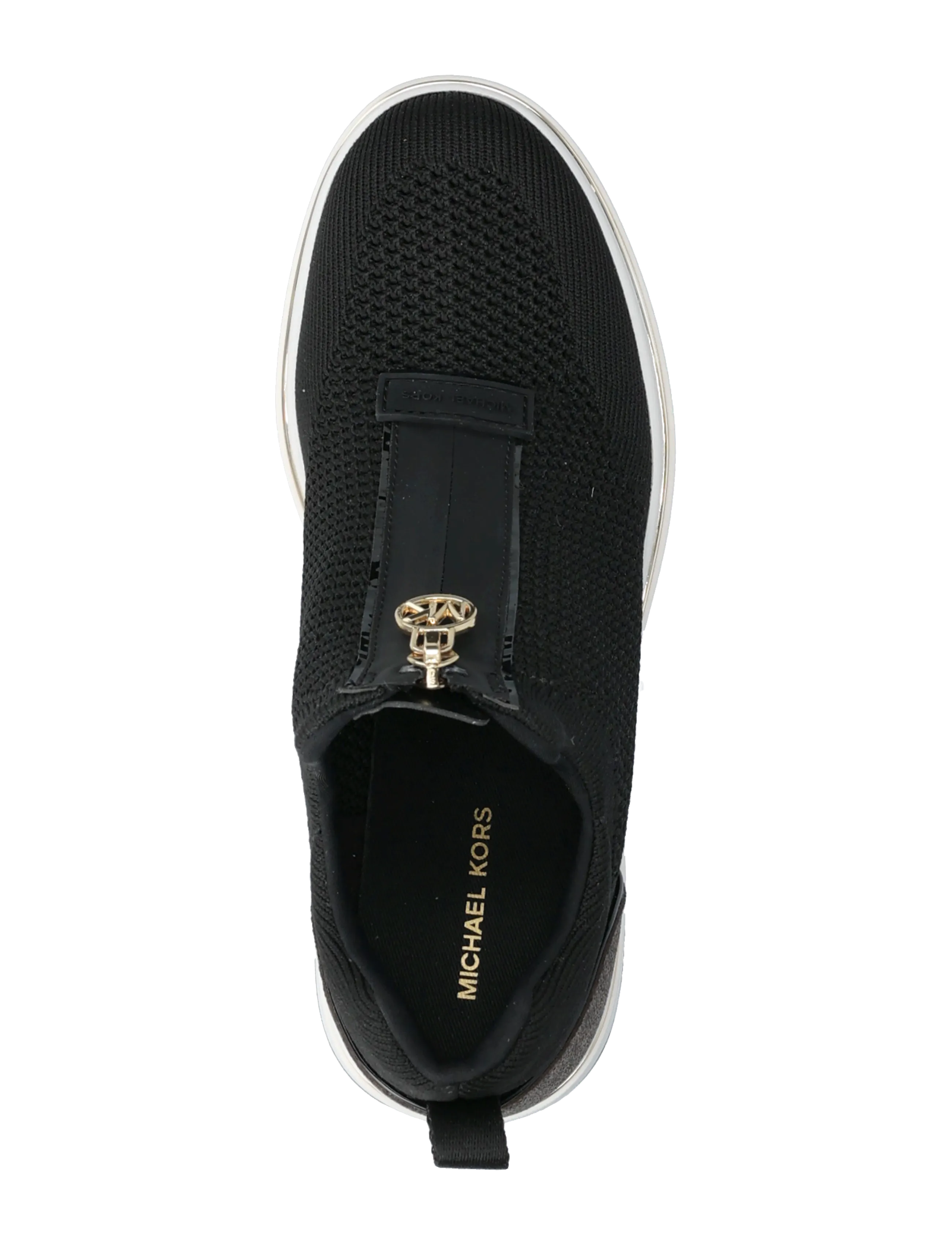 Michael Kors - EMMY WEDGE ZIP SLIP ON - slip on -tennarit - brown multi - 3