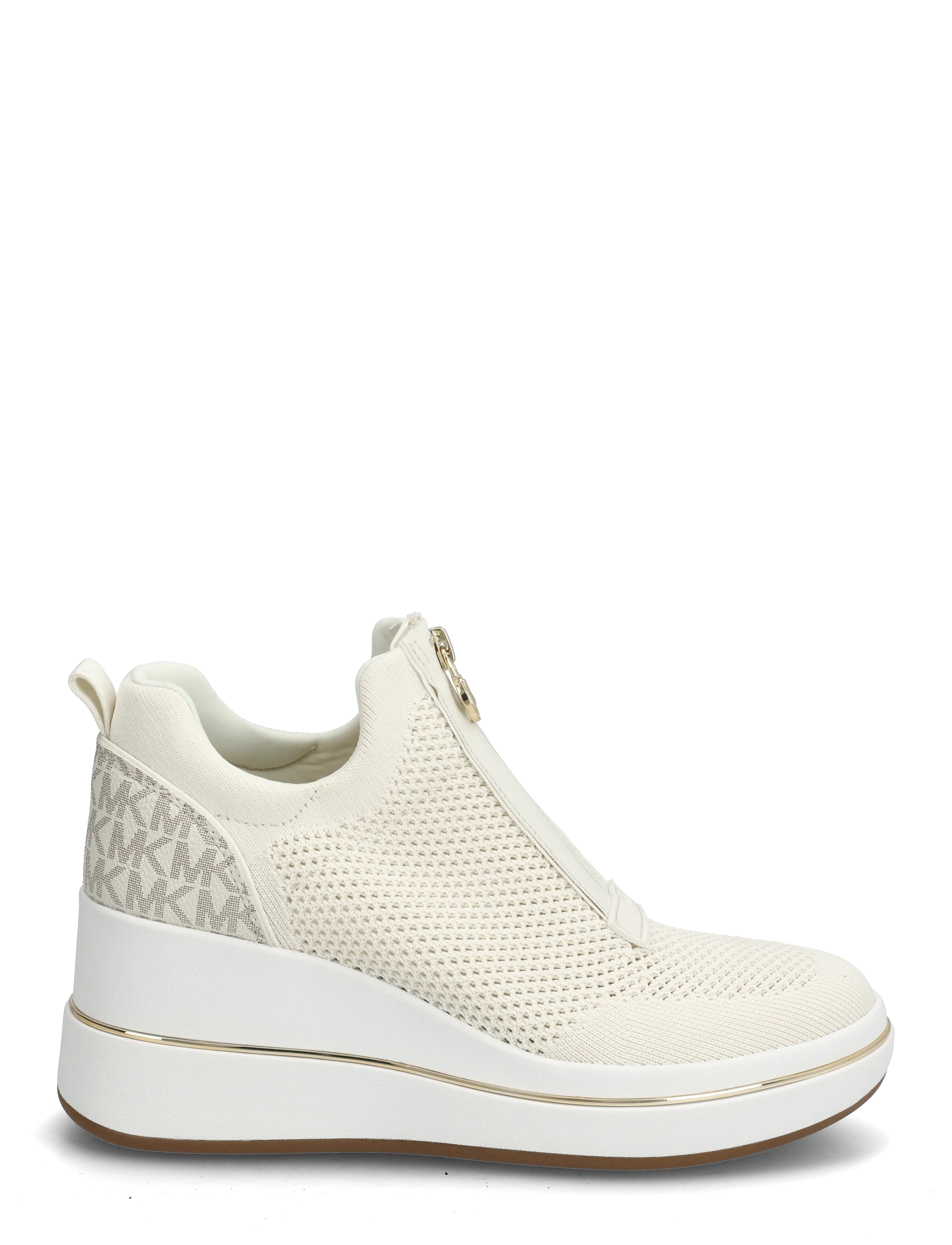 Michael Kors - EMMY WEDGE ZIP SLIP ON - slip-on sneaker - vanilla mlti - 1