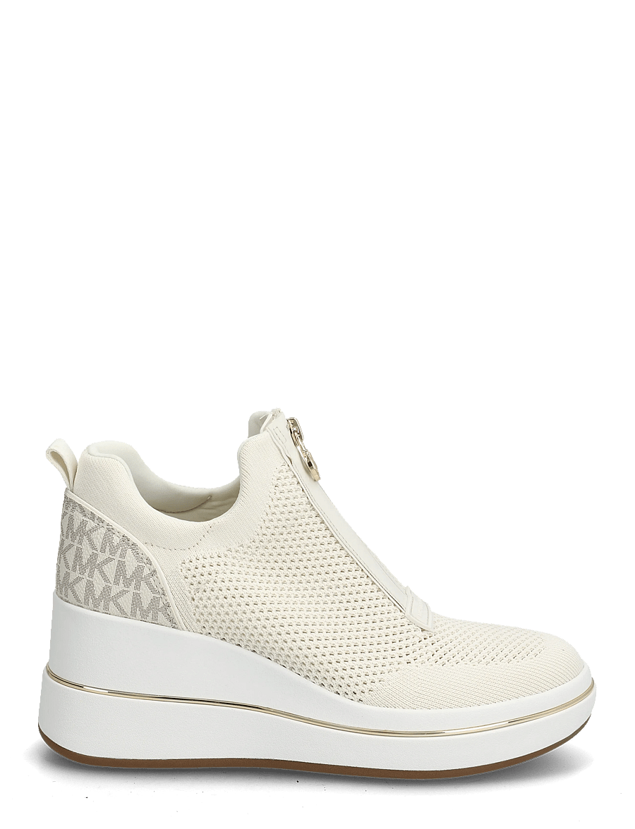 Michael Kors - EMMY WEDGE ZIP SLIP ON - slip-on sneaker - vanilla mlti - 1